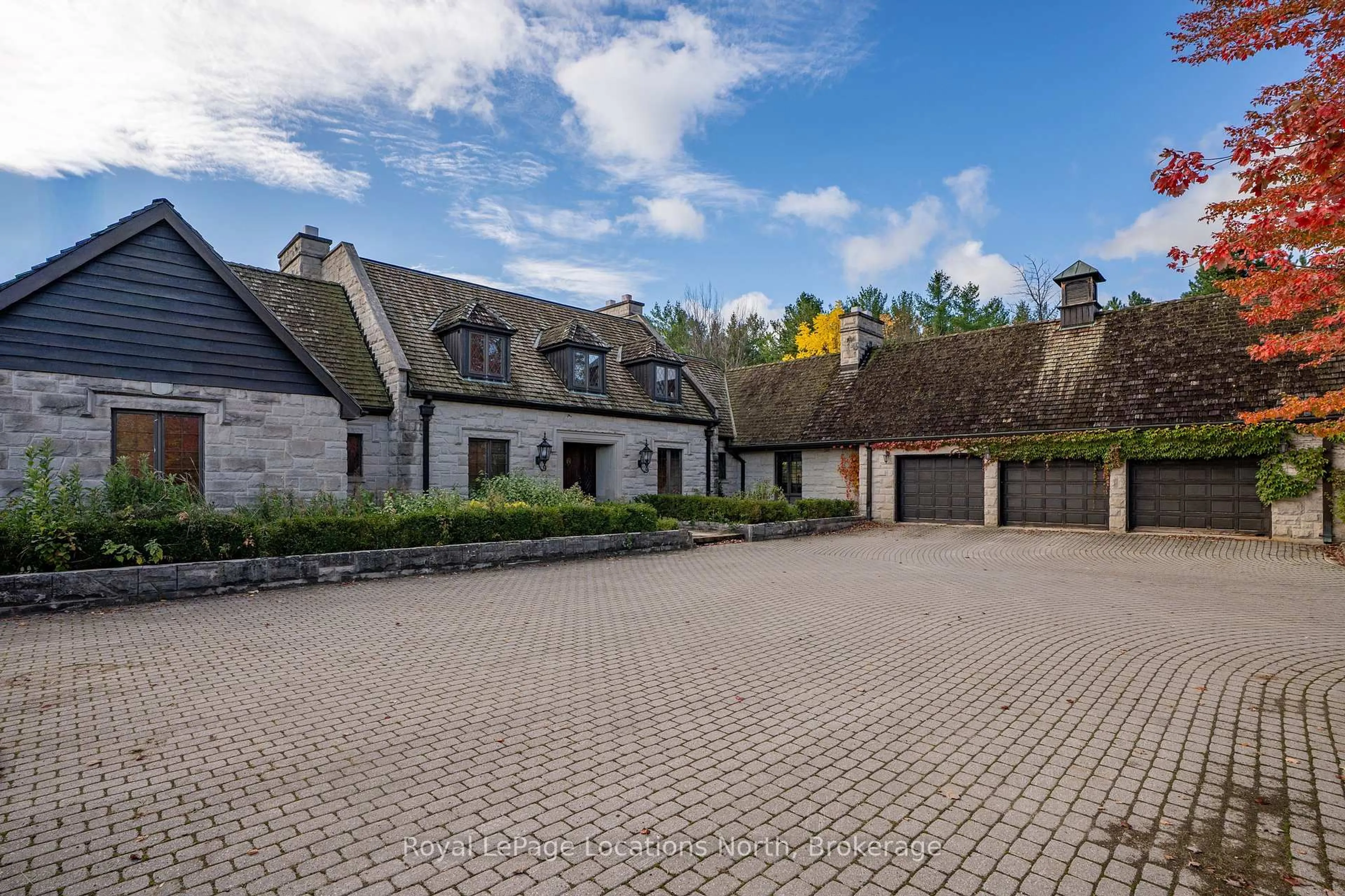 A pic from outside/outdoor area/front of a property/back of a property/a pic from drone, street for 609830 12th Sdrd, Blue Mountains Ontario L9Y 0P6