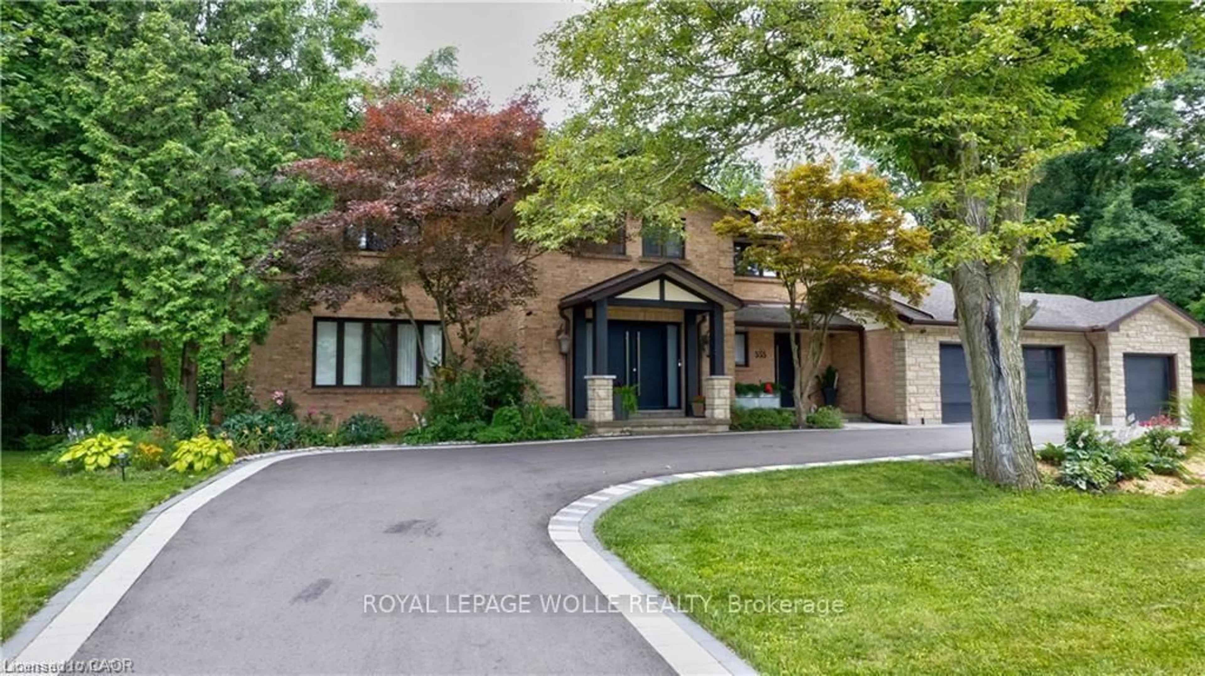 Home with brick exterior material, street for 355 Edgehill Dr, Kitchener Ontario N2P 2C8