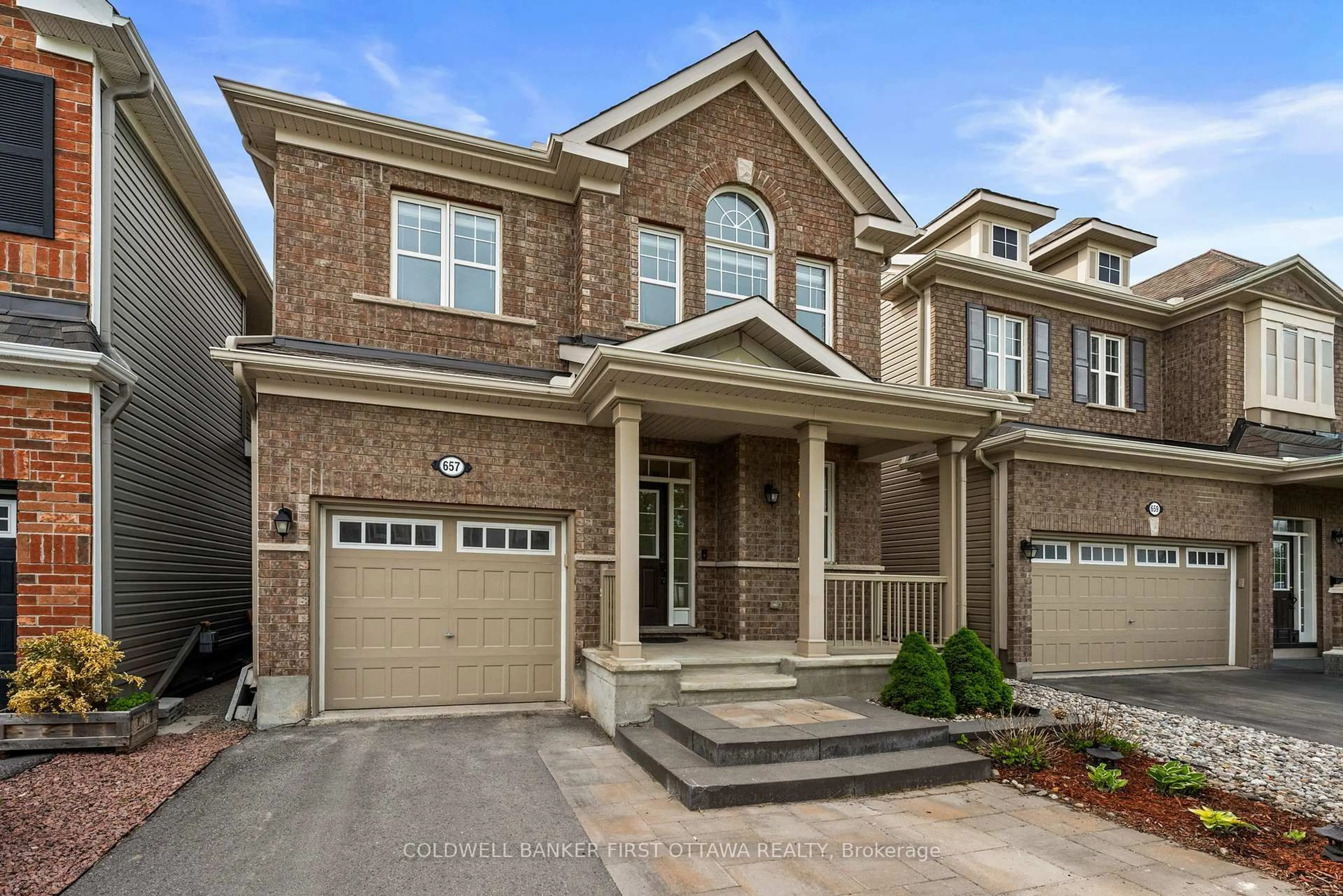 Home with brick exterior material, street for 657 DUNDONALD Dr, Ottawa Ontario K2J 6C6