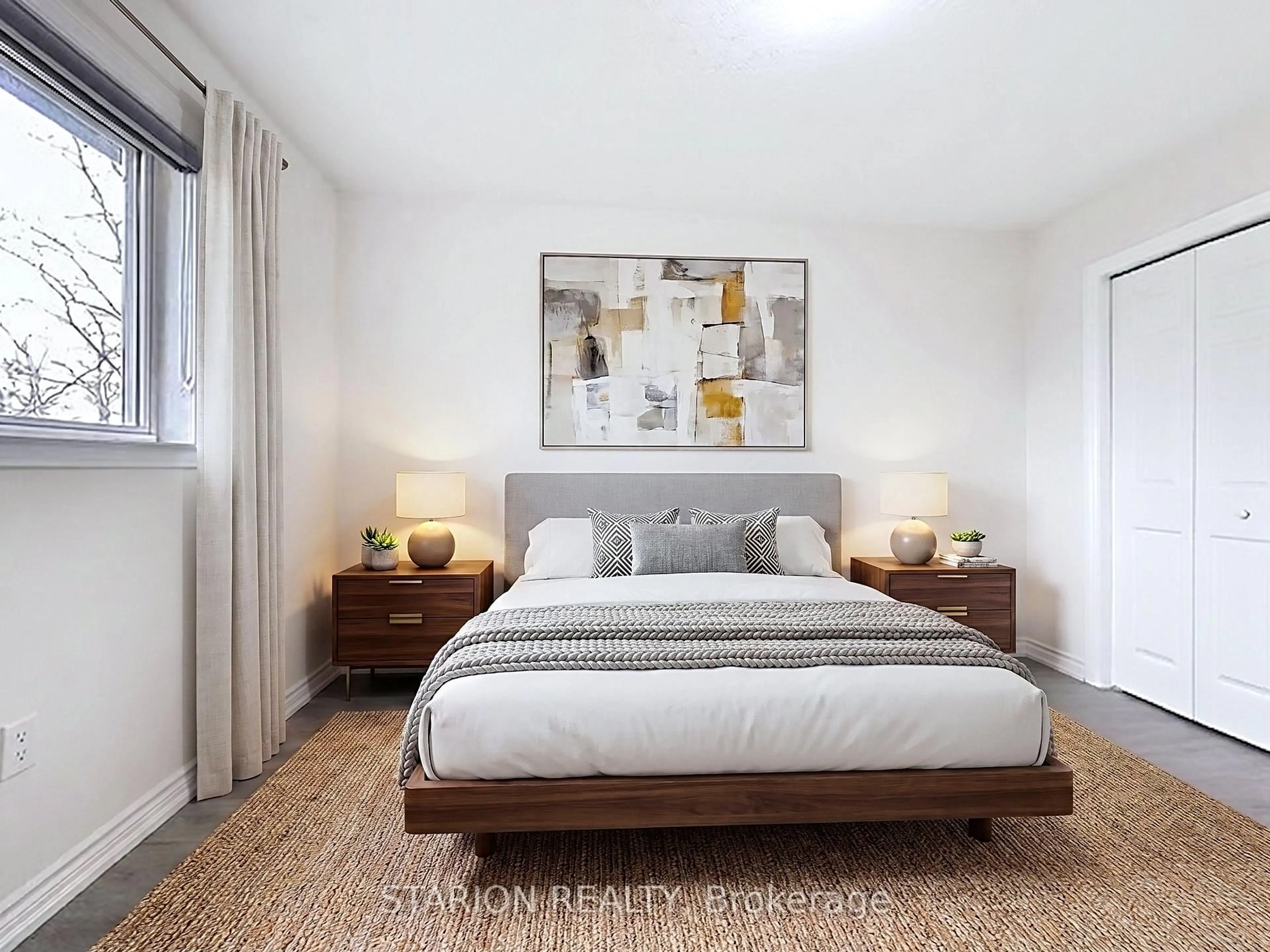 Bedroom with bed, unknown for 345 GLANCASTER Rd #13, Hamilton Ontario L9G 3K9