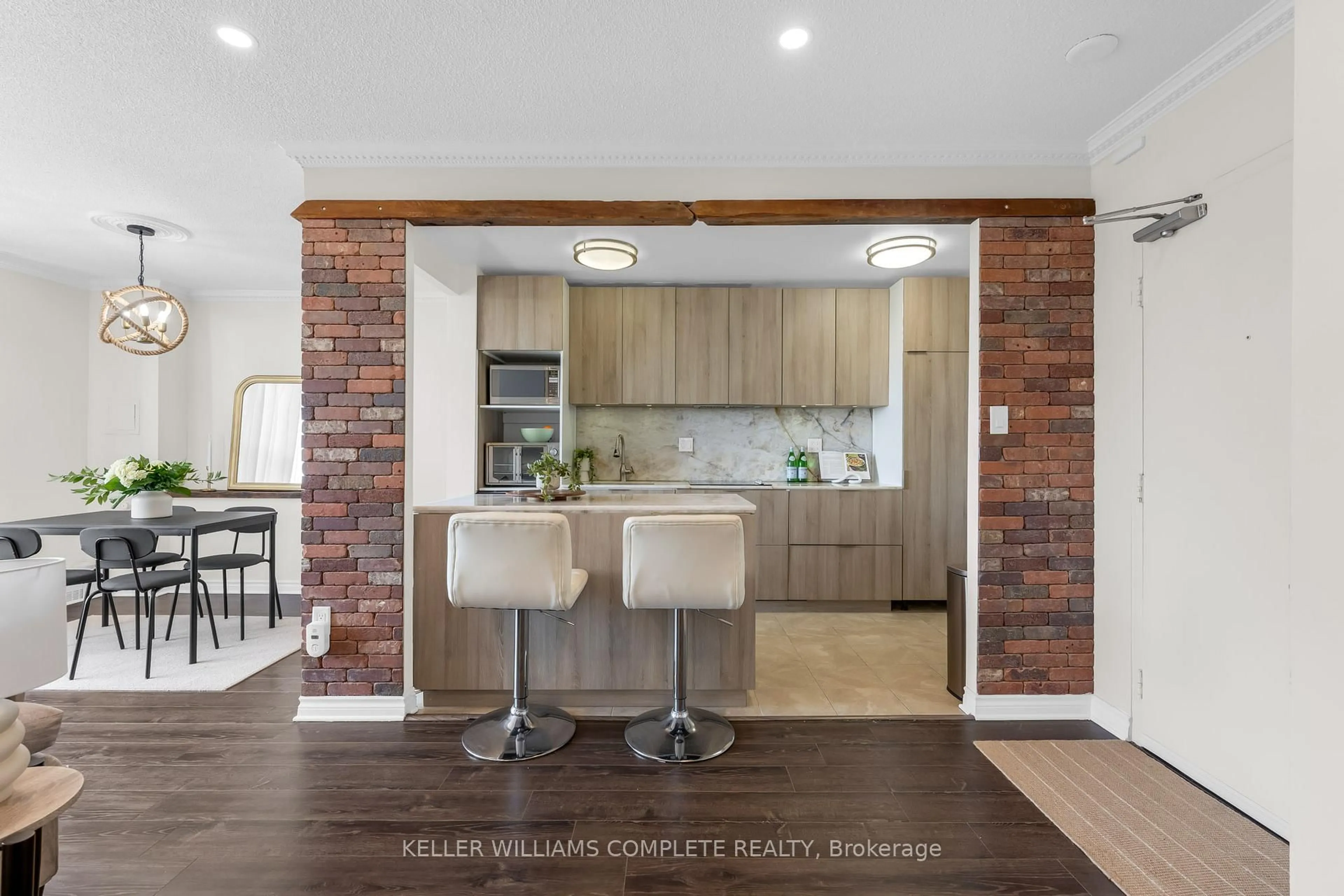 Open concept kitchen, unknown for 1964 Main St #1508, Hamilton Ontario L8S 1J5