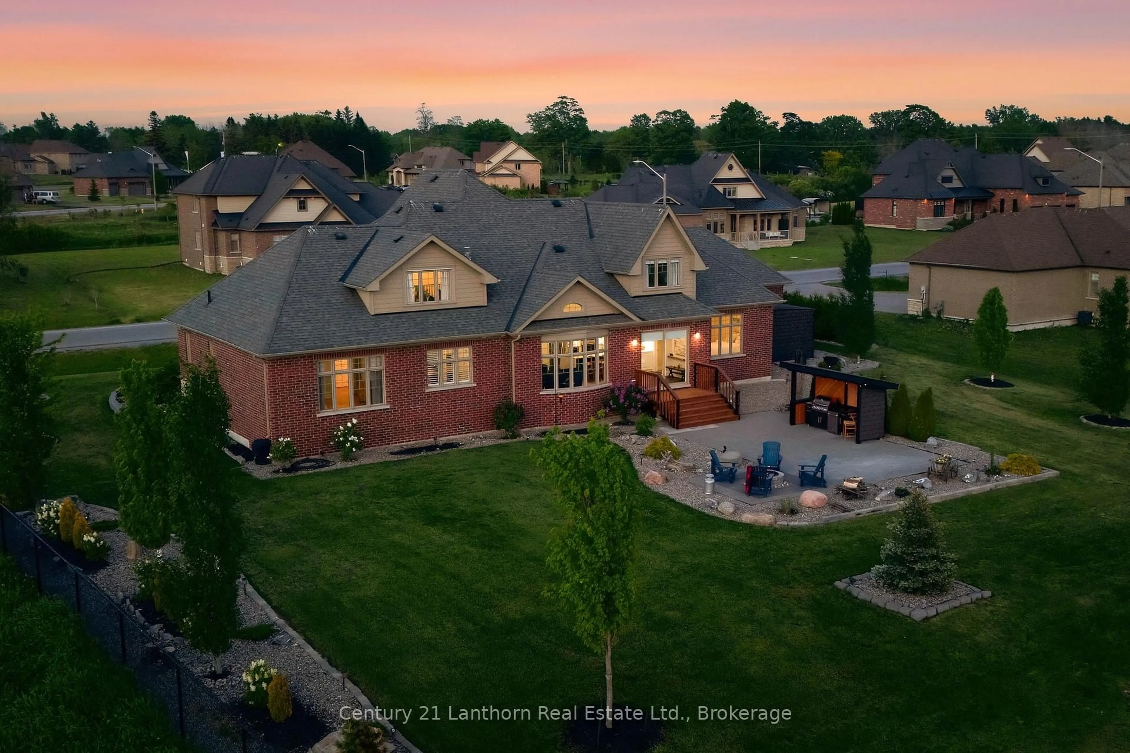 A pic from outside/outdoor area/front of a property/back of a property/a pic from drone, water/lake/river/ocean view for 14 Wellers Way, Quinte West Ontario K0K 1L0