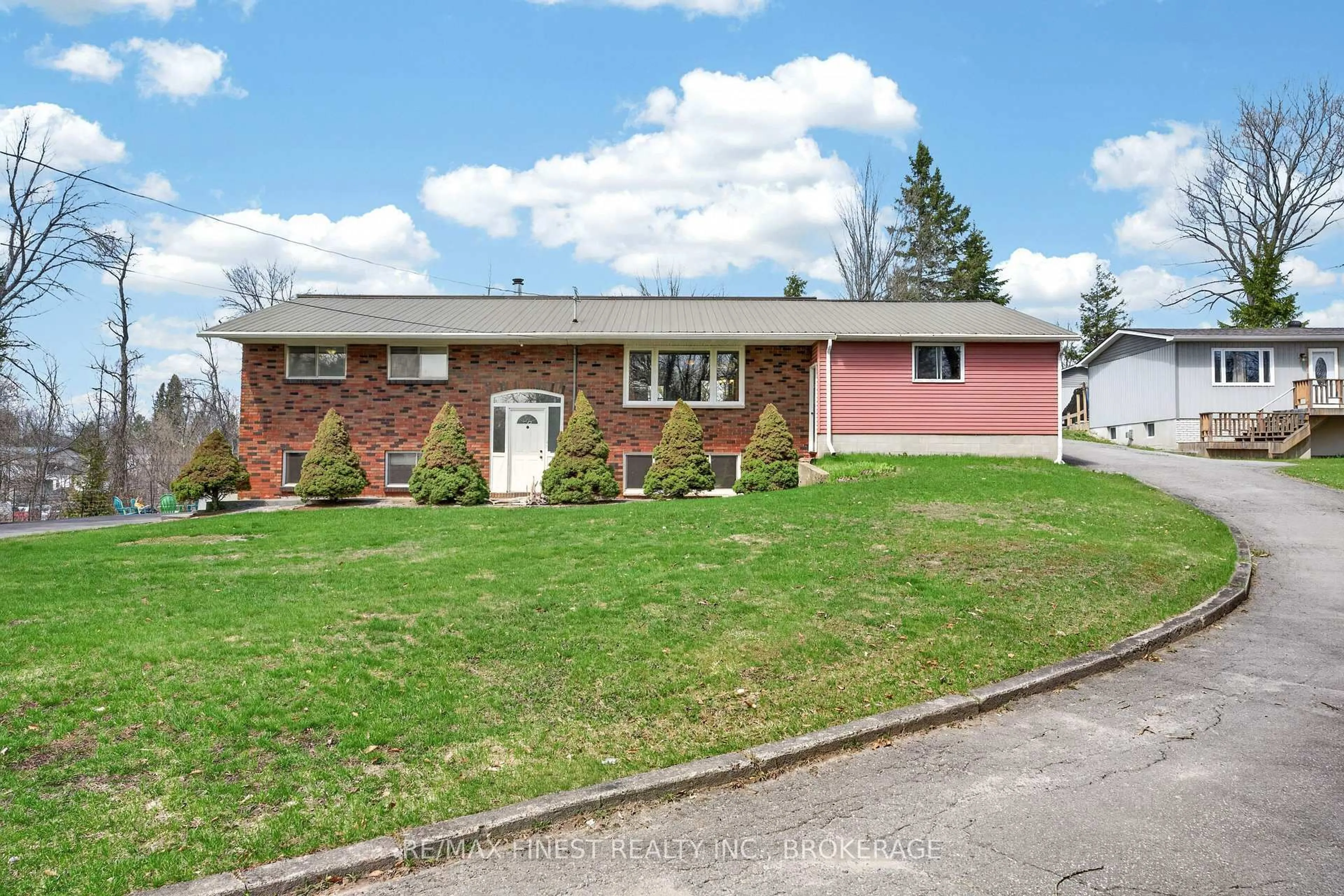 Home with vinyl exterior material, street for 4333 Maple Dr, Verona Ontario K0H 2W0