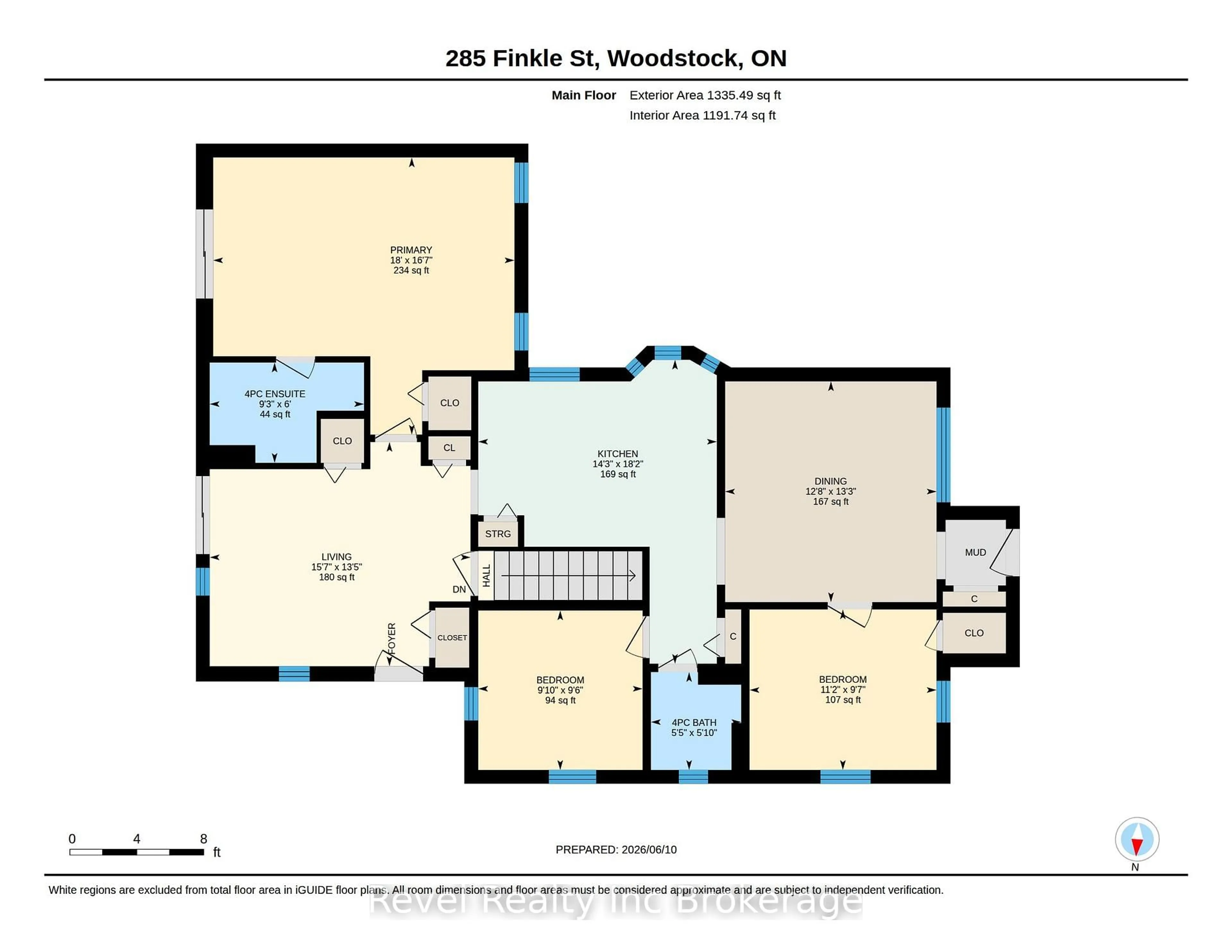 Floor plan for 285 Finkle St, Woodstock Ontario N4S 3E4