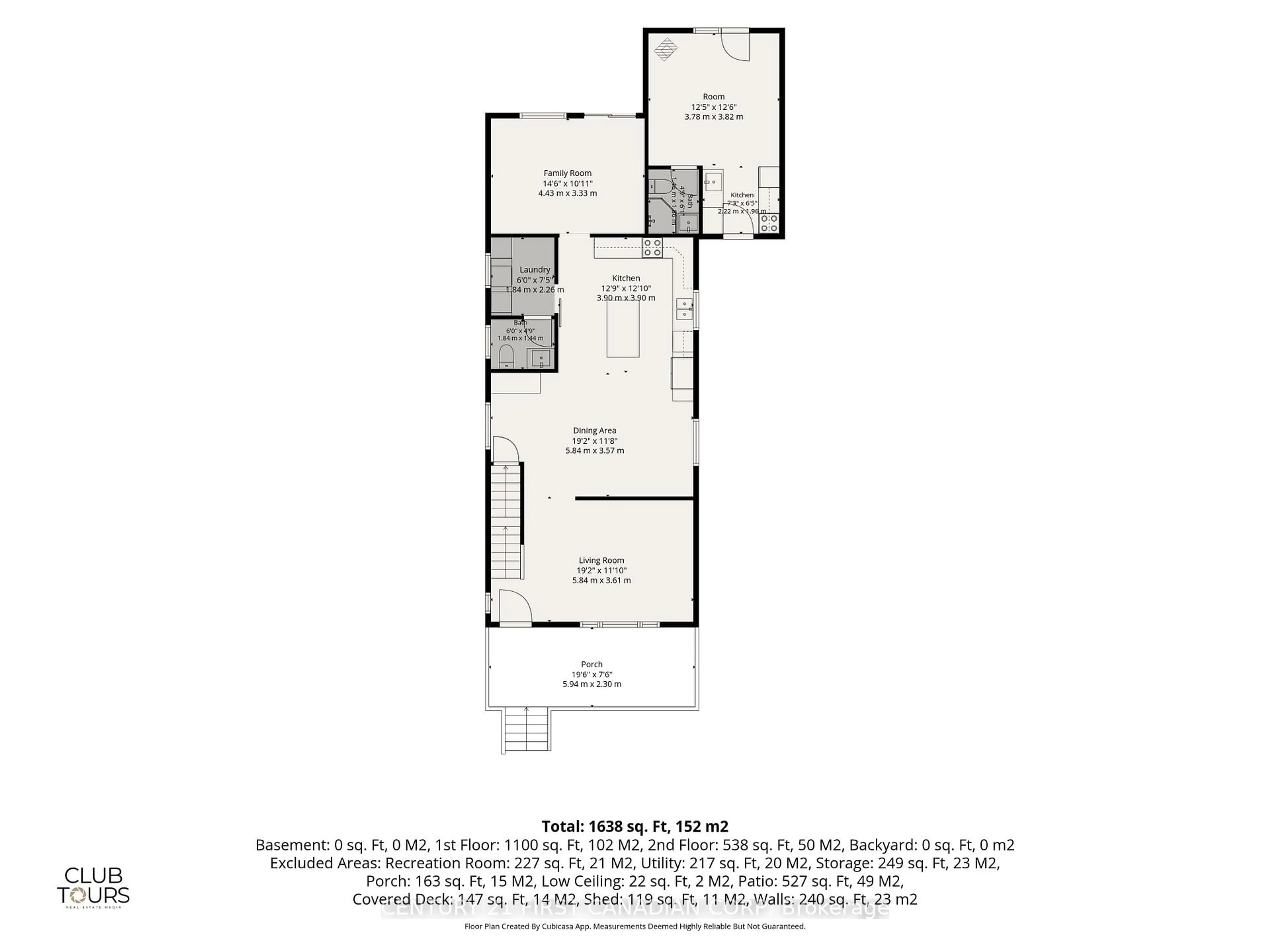 Floor plan for 867 Colborne St, London East Ontario N6A 4A1