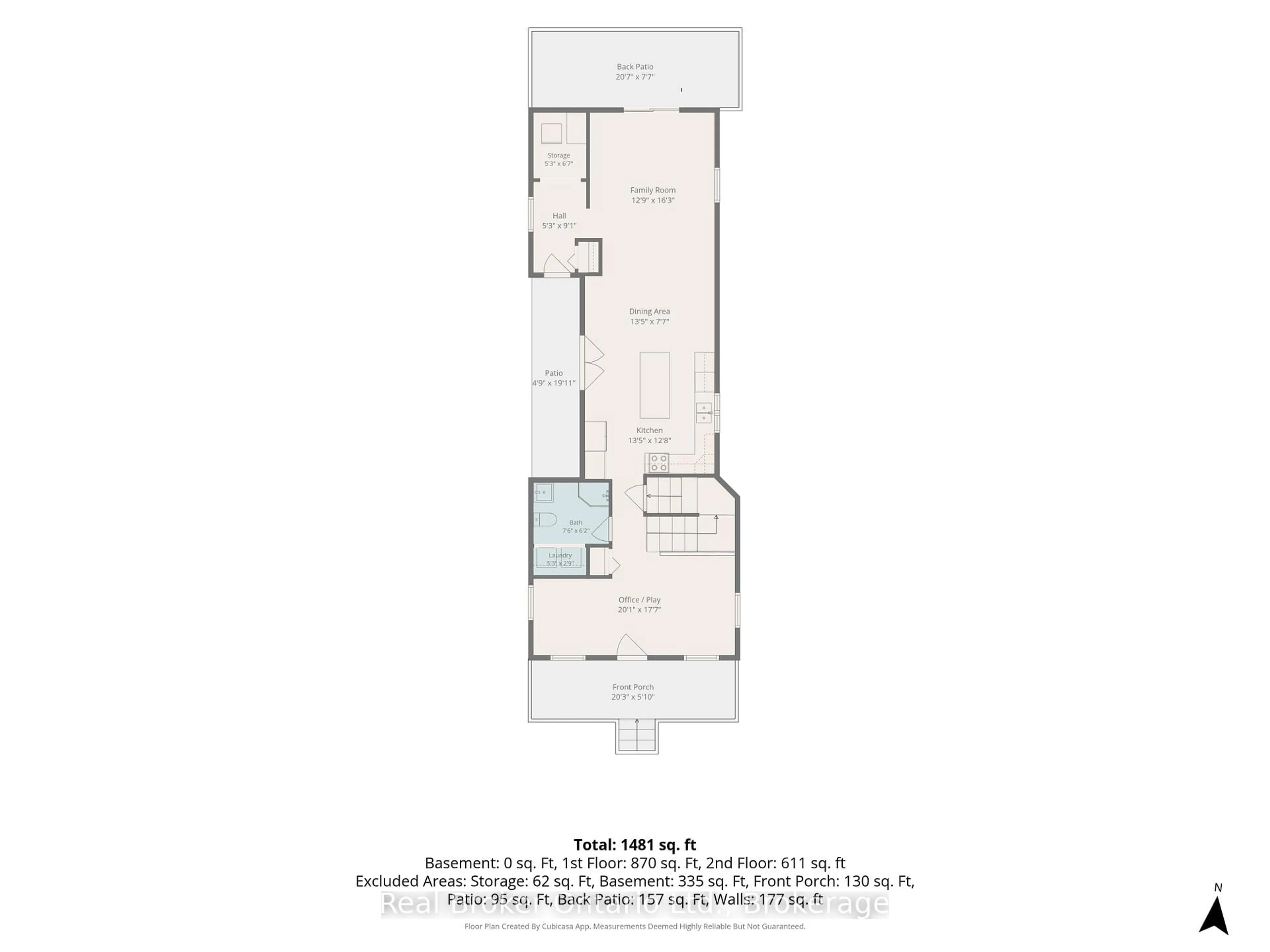 Floor plan for 732 Arthur St, West Grey Ontario N0G 1C0