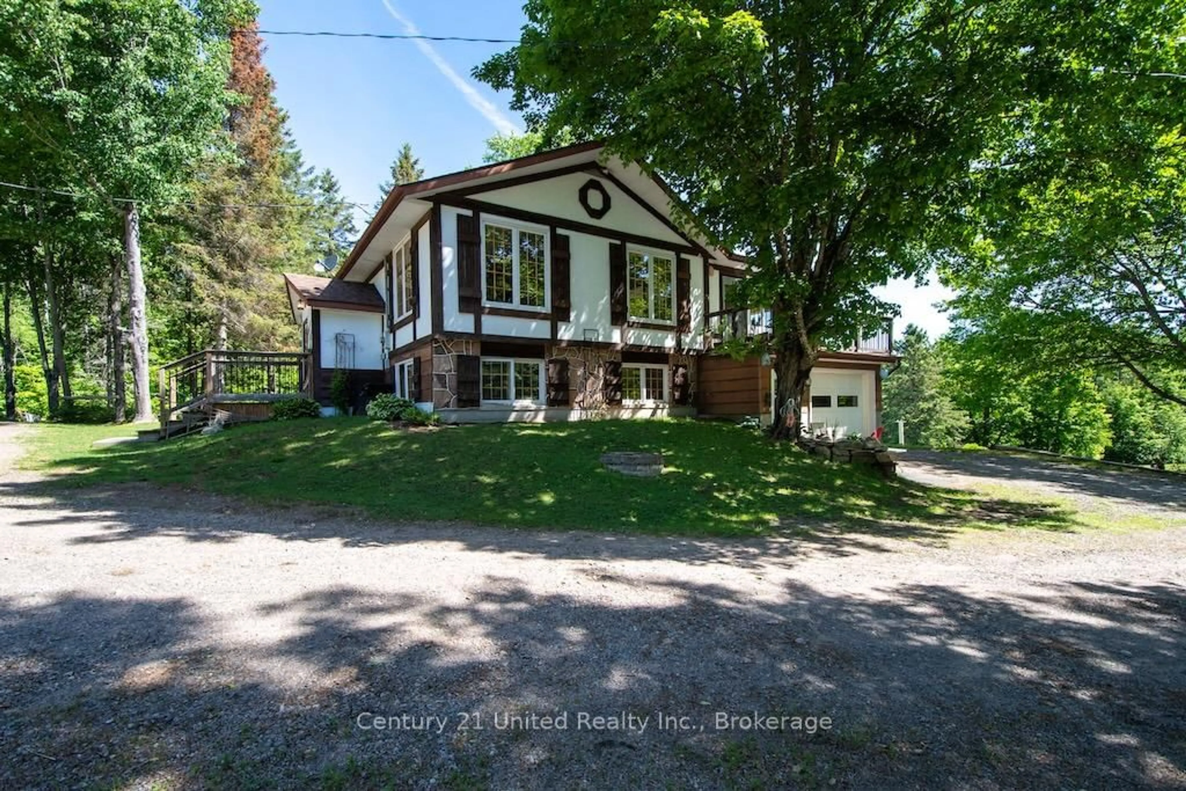 A pic from outside/outdoor area/front of a property/back of a property/a pic from drone, street for 2003 Hybla Rd, Bancroft Ontario K0L 1C0