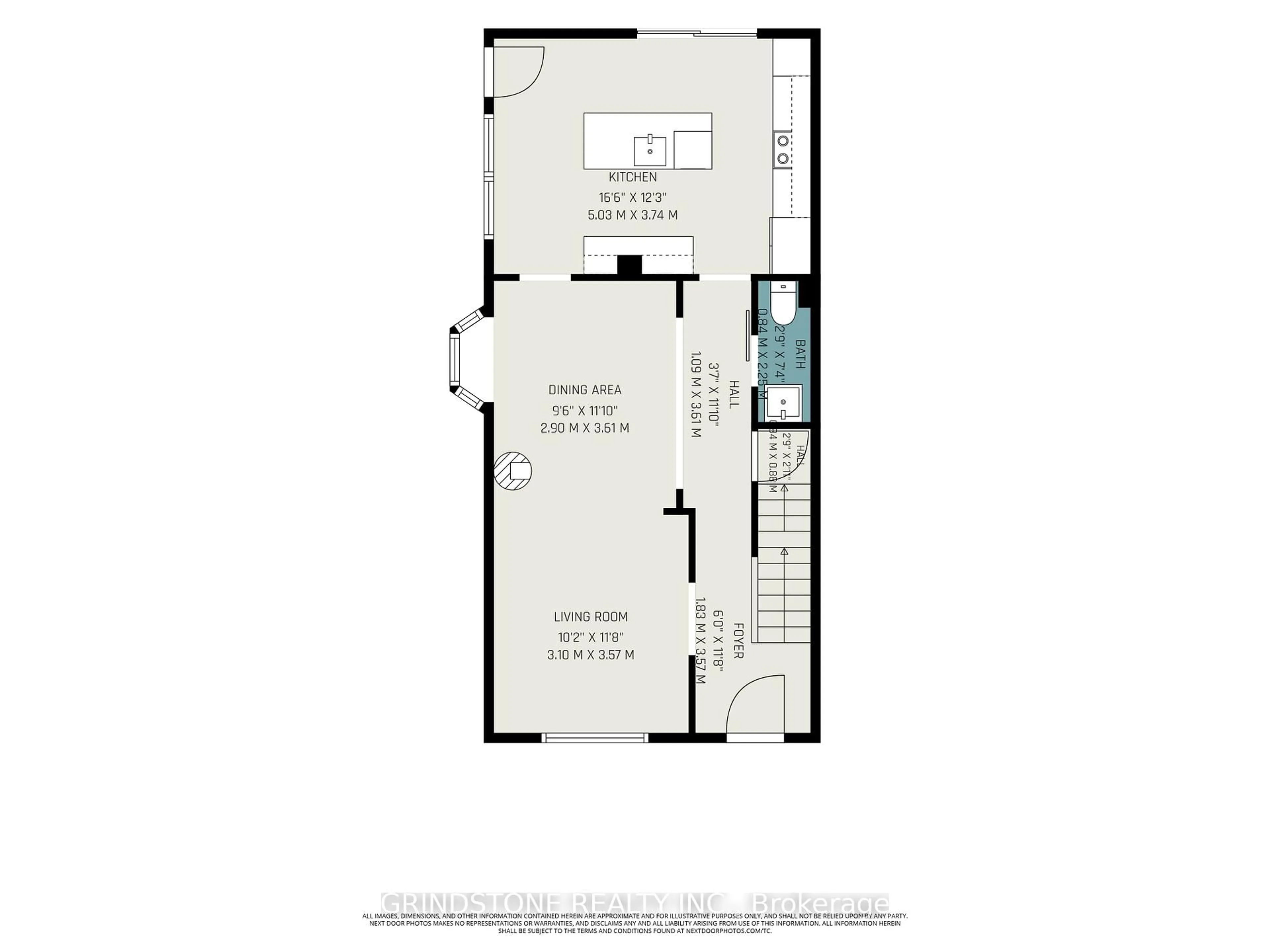 Floor plan for 28 Railway St, Ottawa Ontario K1S 4N9
