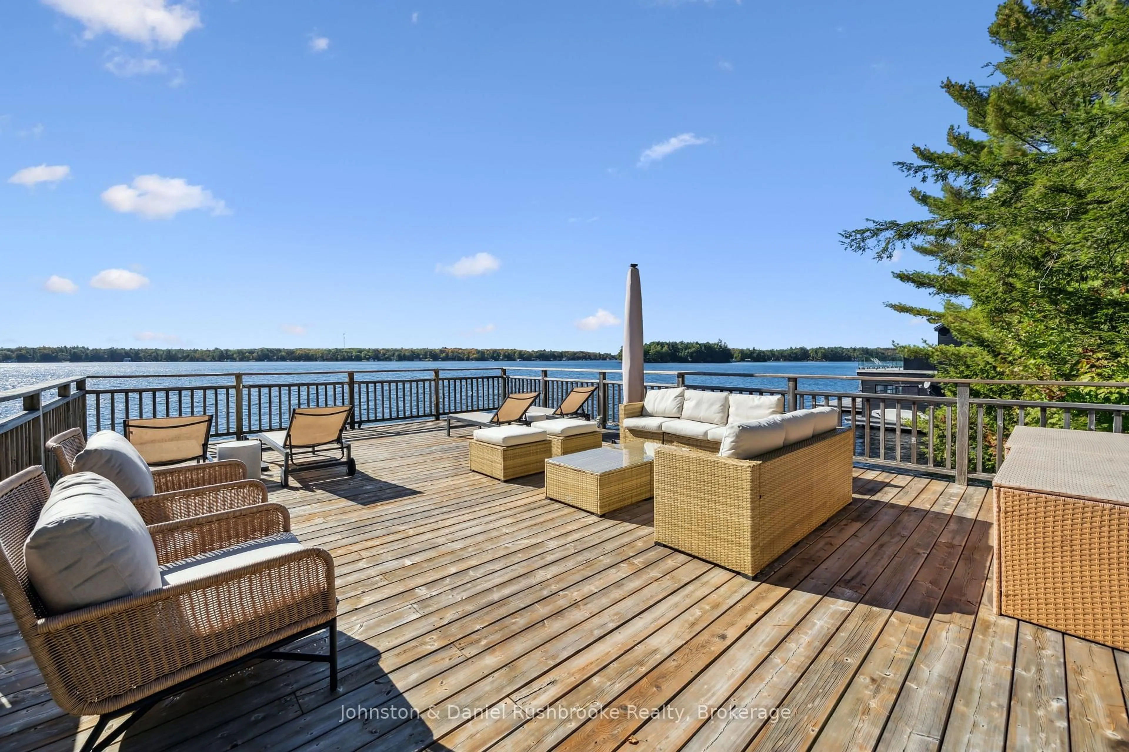 Patio, water/lake/river/ocean view for 1302 Acton Island Rd, Muskoka Lakes Ontario P0C 1A0