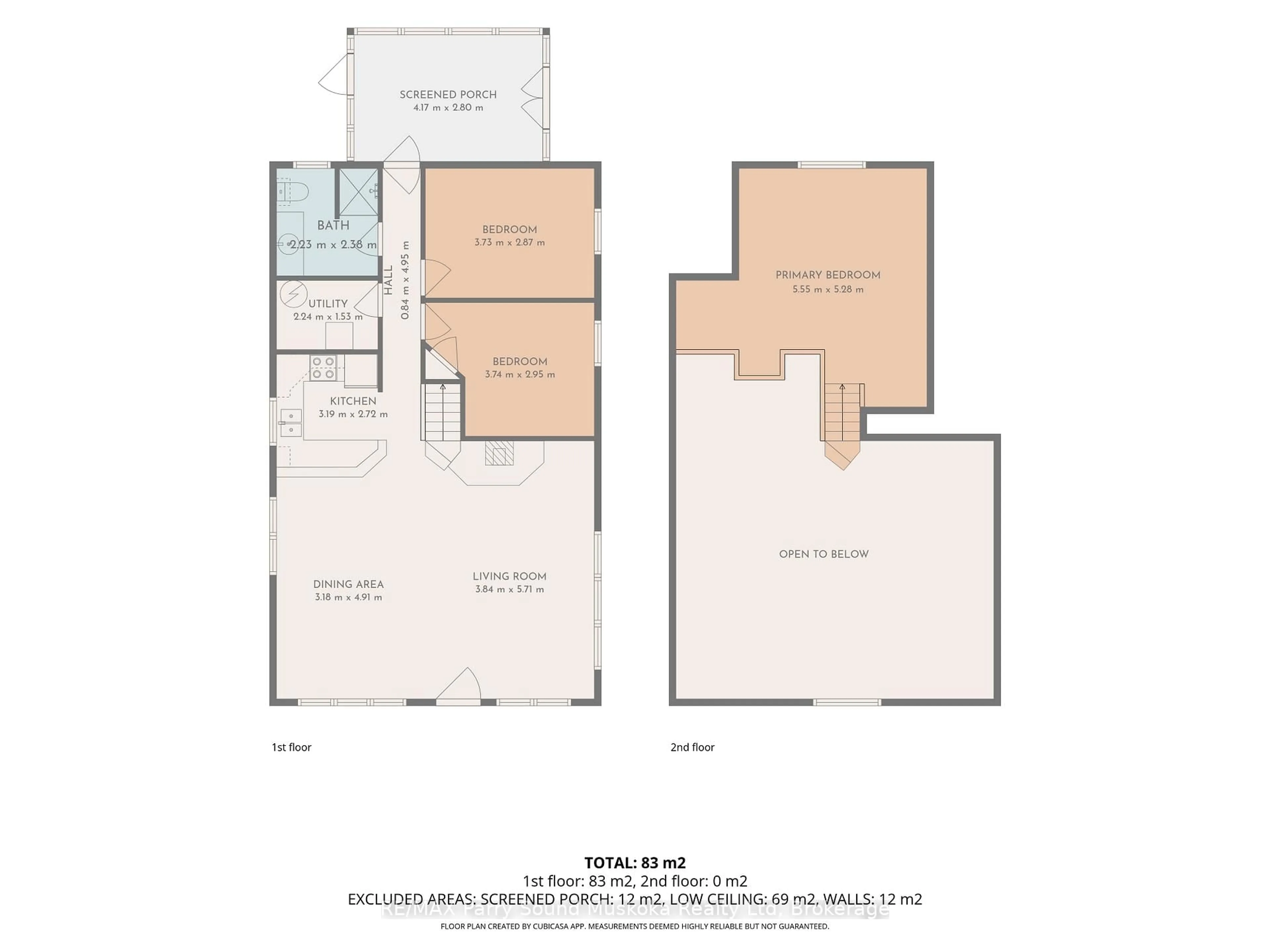 Floor plan for 322 Healey Lake Way, The Archipelago Ontario P0C 1H0