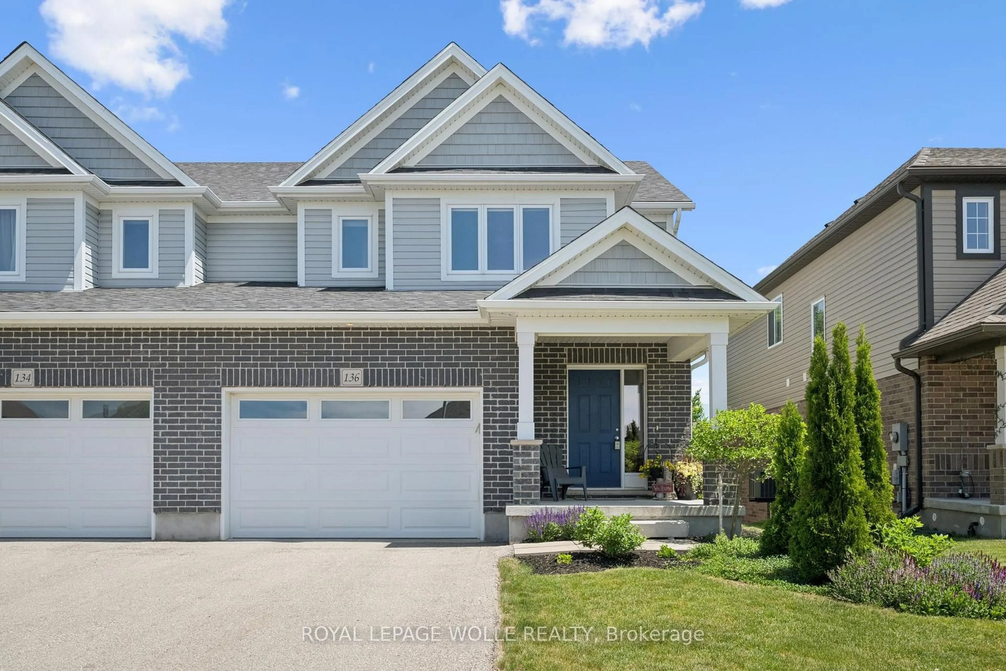 Home with brick exterior material, street for 136 Timber Trail Rd, Woolwich Ontario N3B 0C8