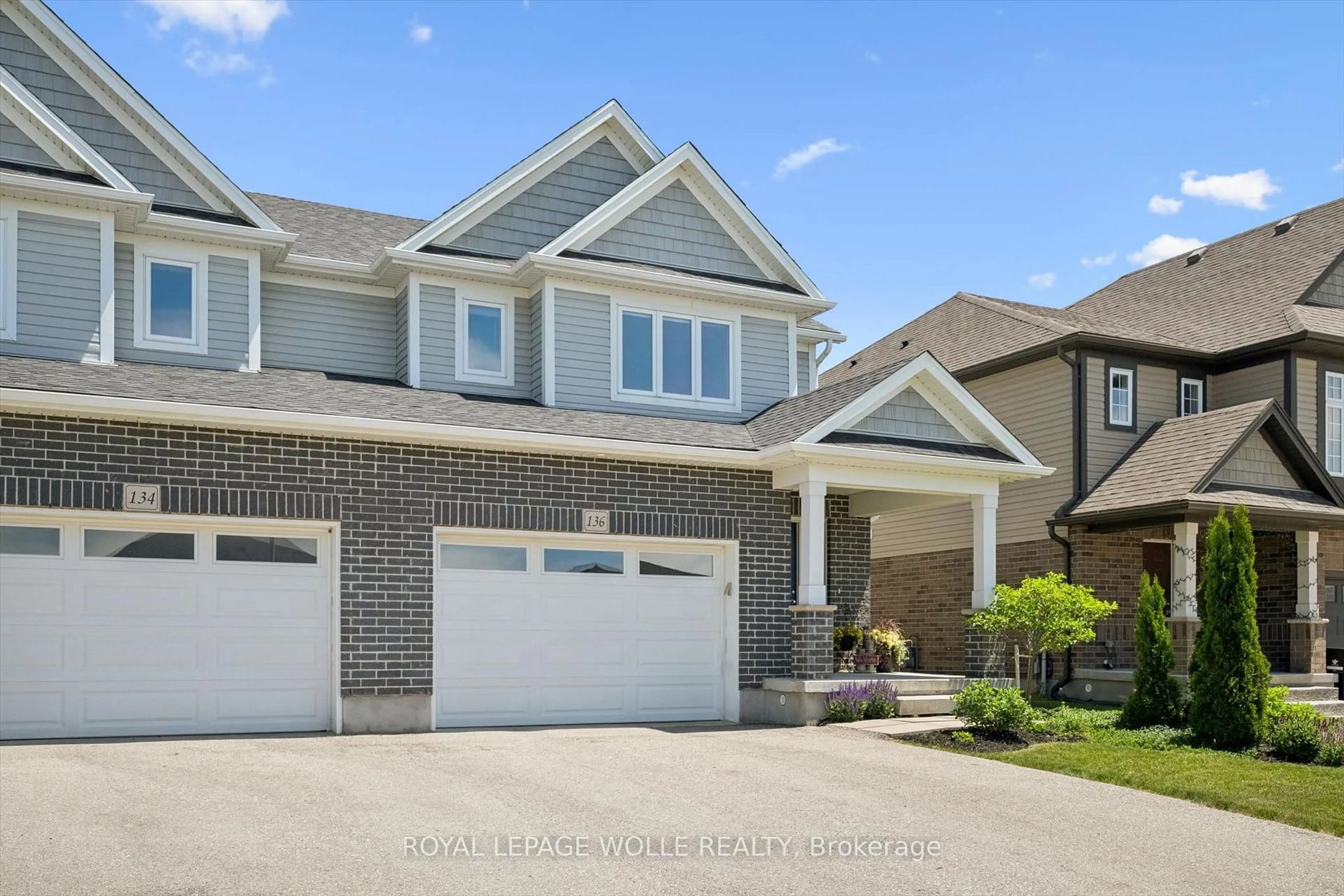 Home with brick exterior material, street for 136 Timber Trail Rd, Woolwich Ontario N3B 0C8