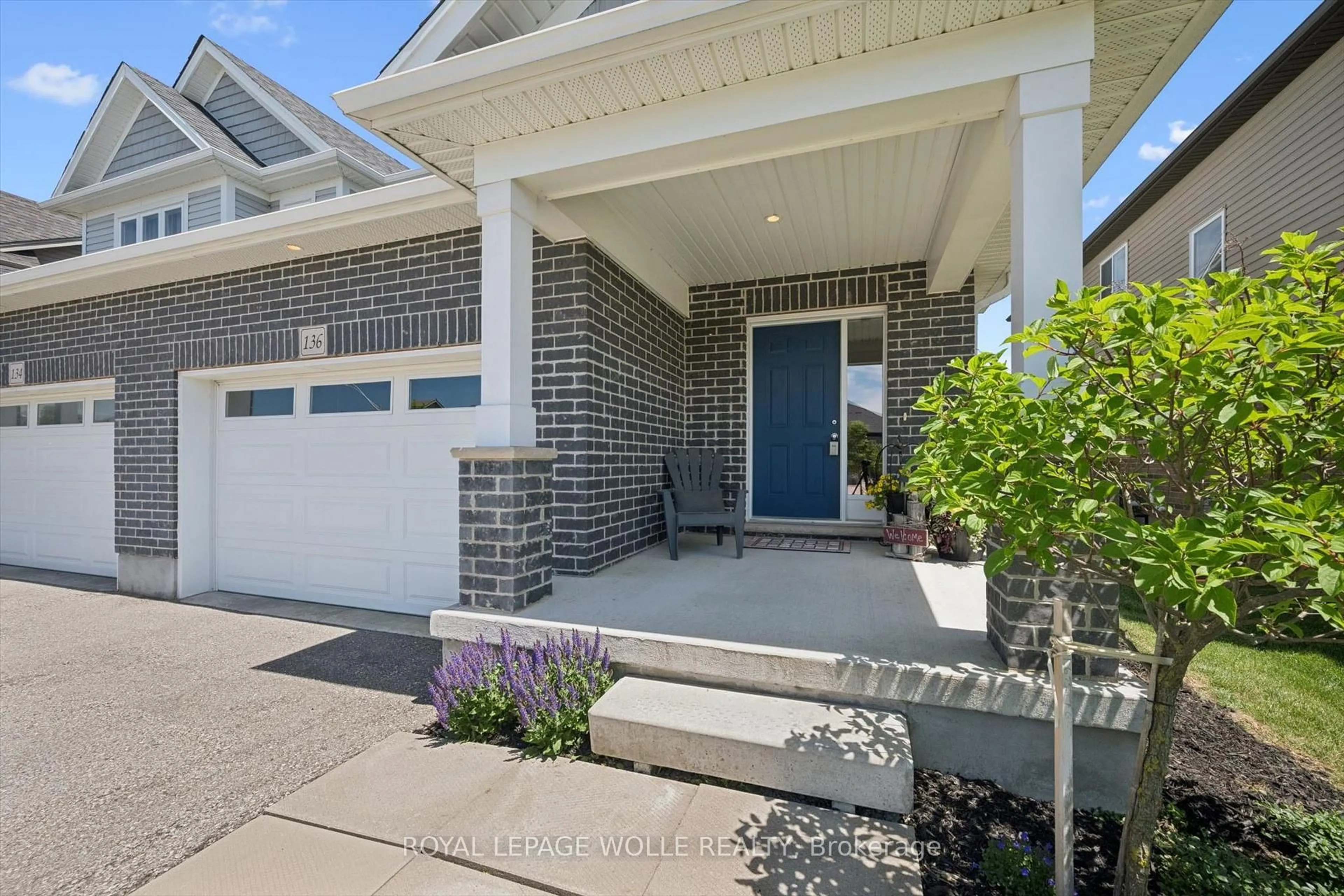 Home with brick exterior material, street for 136 Timber Trail Rd, Woolwich Ontario N3B 0C8