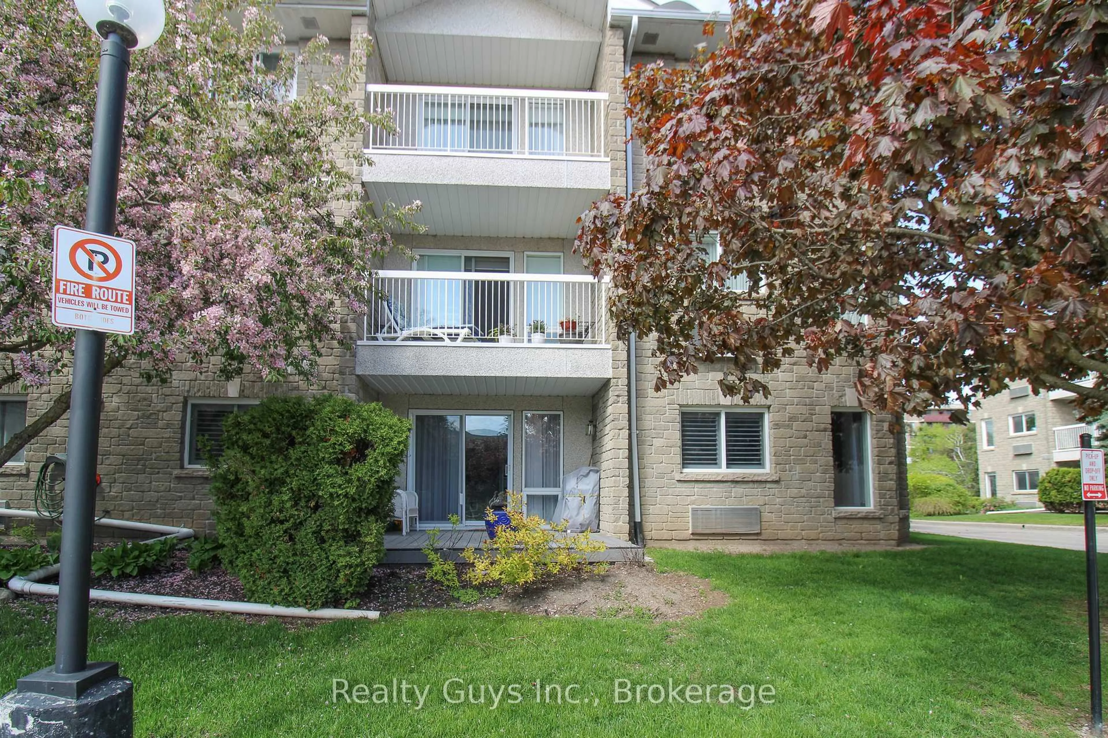 A pic from outside/outdoor area/front of a property/back of a property/a pic from drone, unknown for 1099 Clonsilla Ave #224, Peterborough Ontario K9J 8L7