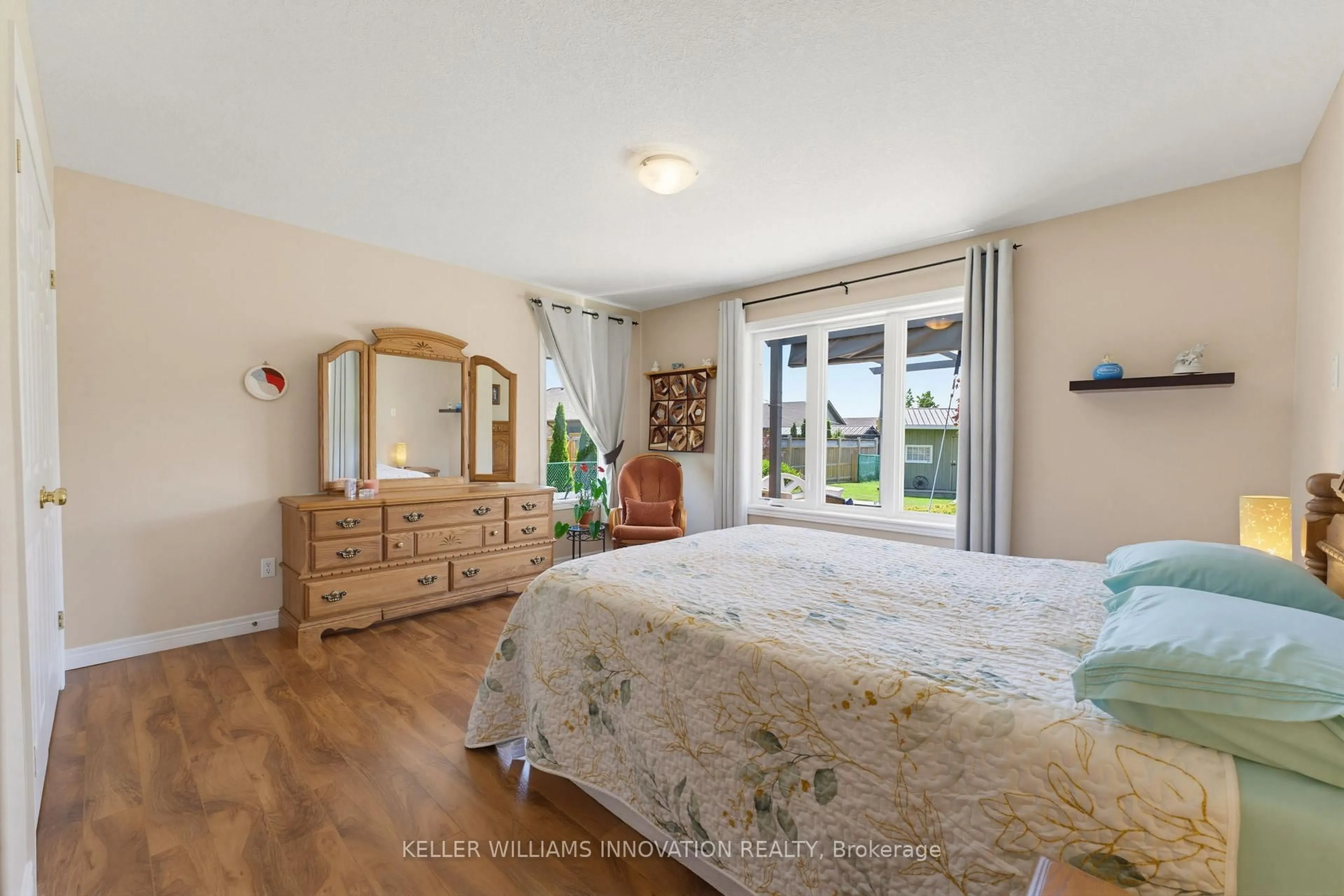 Bedroom with bed, unknown for 180 Armstrong St, North Perth Ontario N4W 3V7