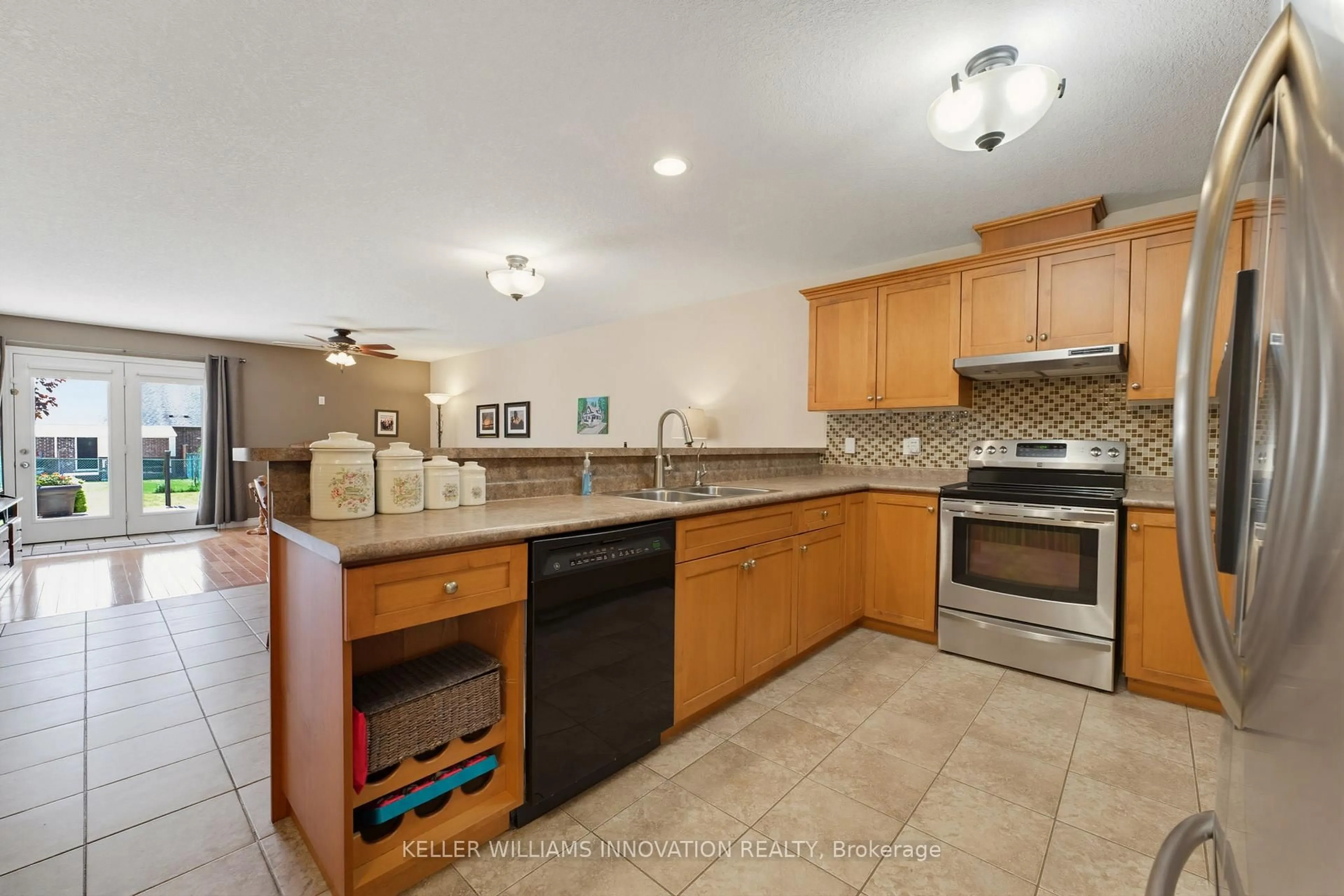 Open concept kitchen, ceramic/tile floor for 180 Armstrong St, North Perth Ontario N4W 3V7