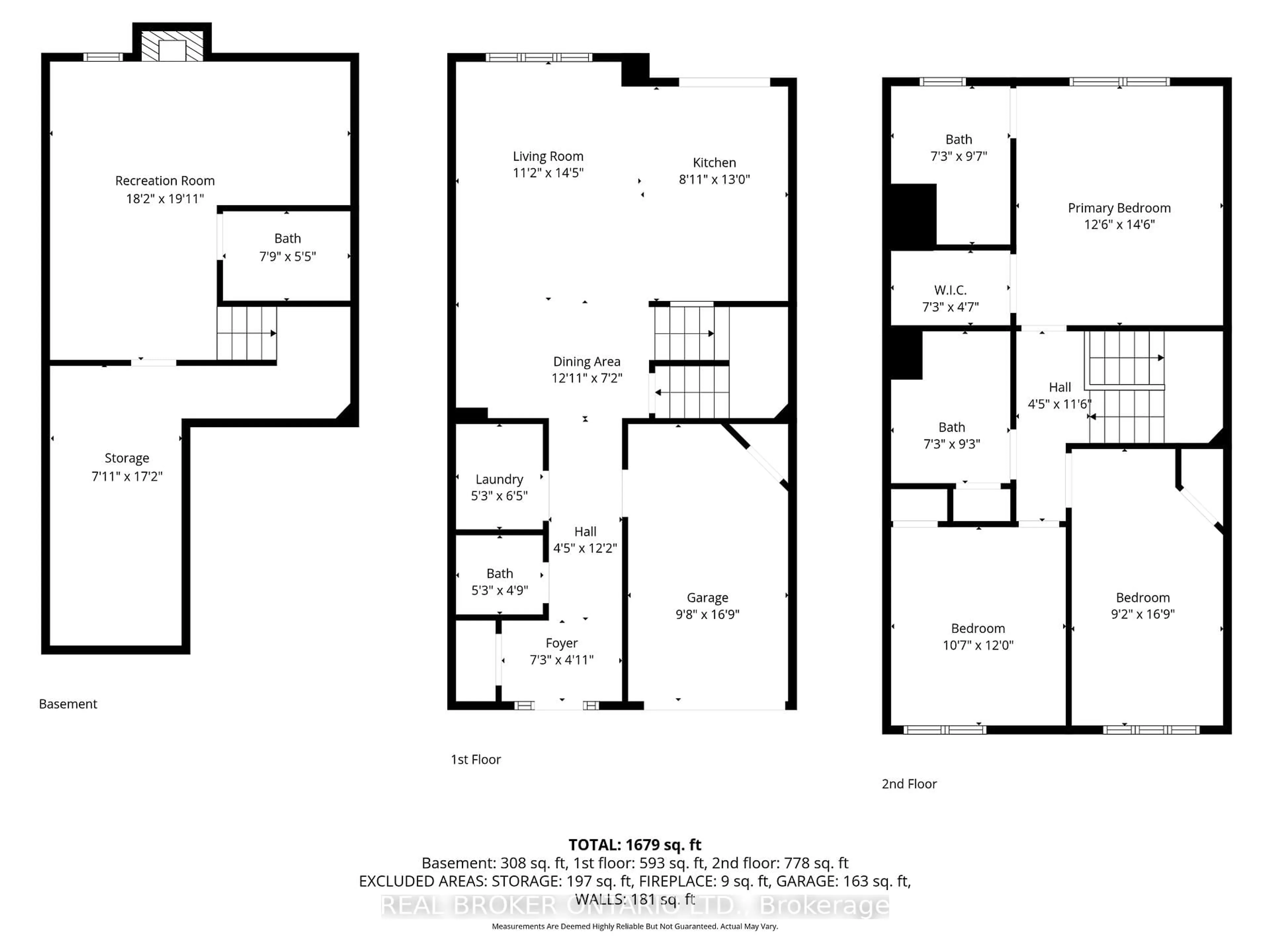Floor plan for 6 Freer Dr, North Dumfries Ontario N0B 1E0