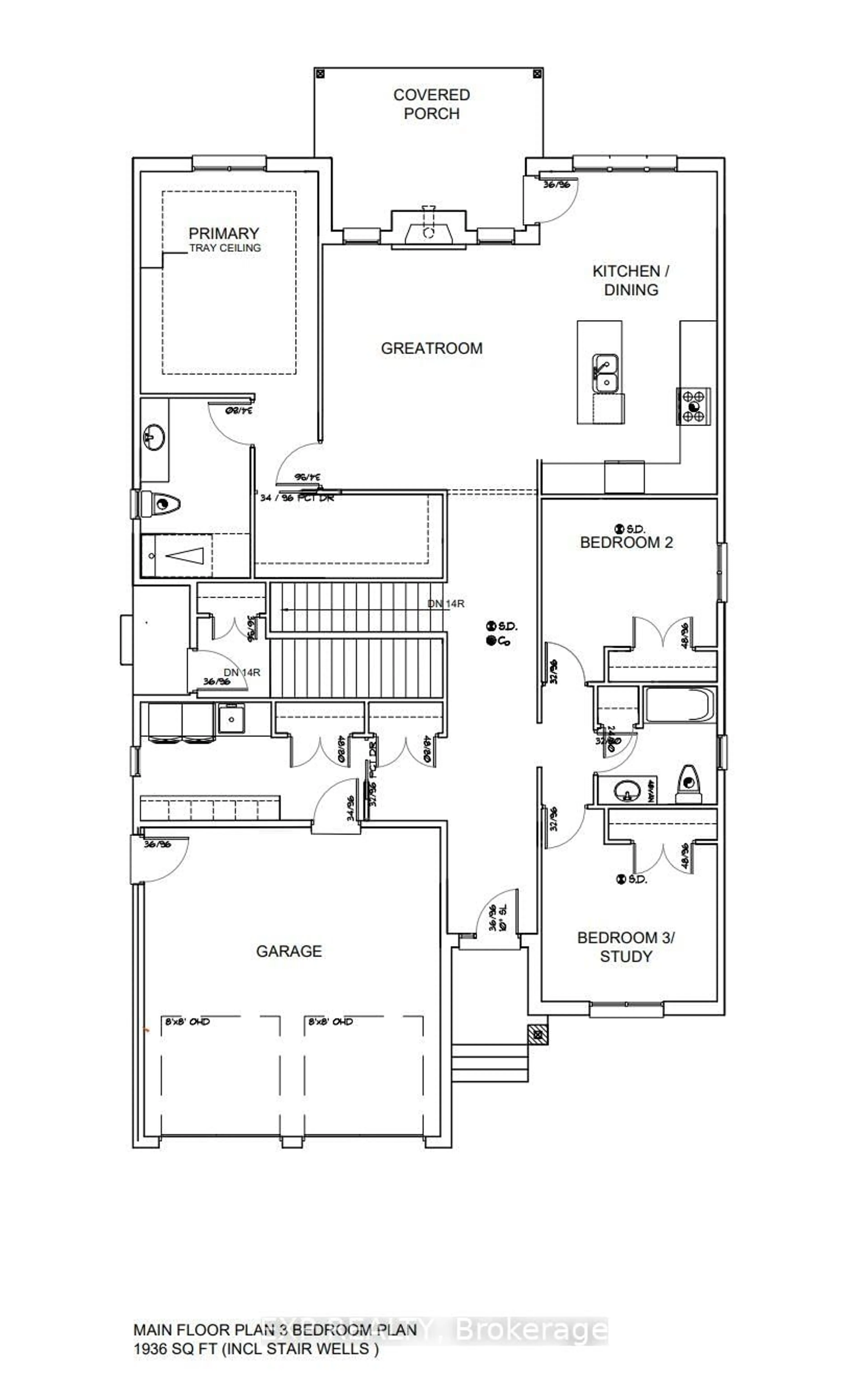 Floor plan for 428 Erie St, Warwick Ontario N0M 2S0