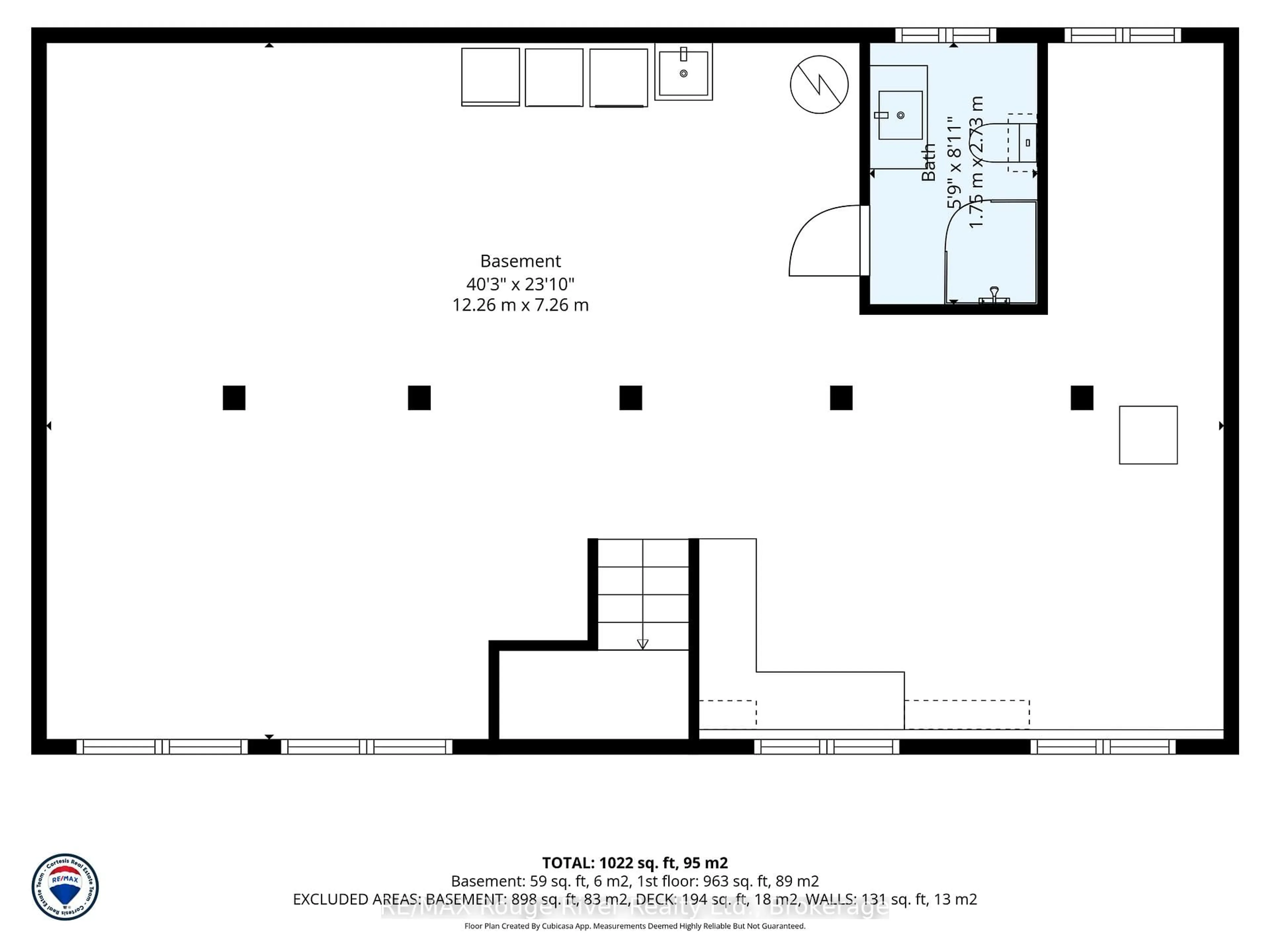 Floor plan for 8910 Lewis Crt, Hamilton Township Ontario K0K 2E0
