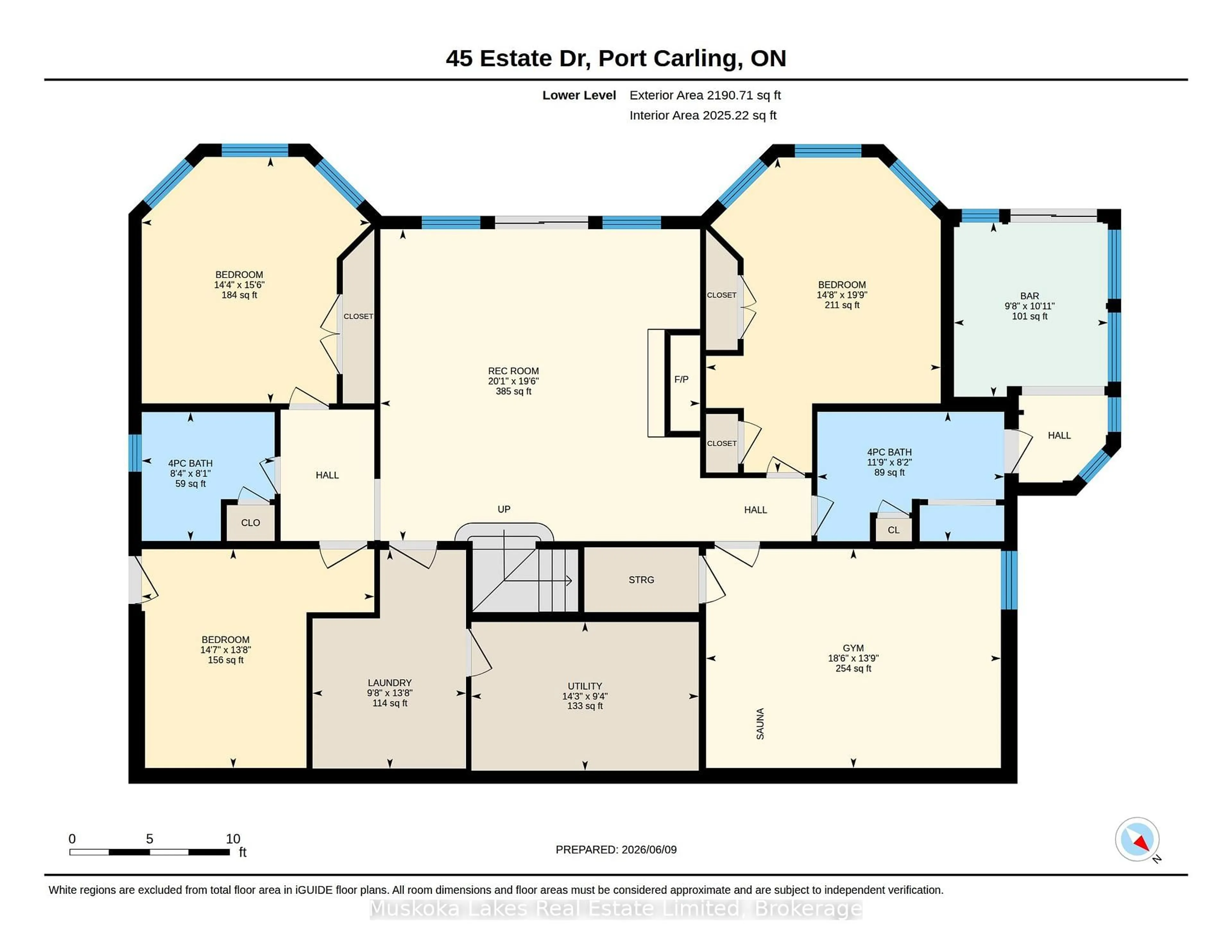 Floor plan for 45 Estate Dr, Muskoka Lakes Ontario P0B 1J0