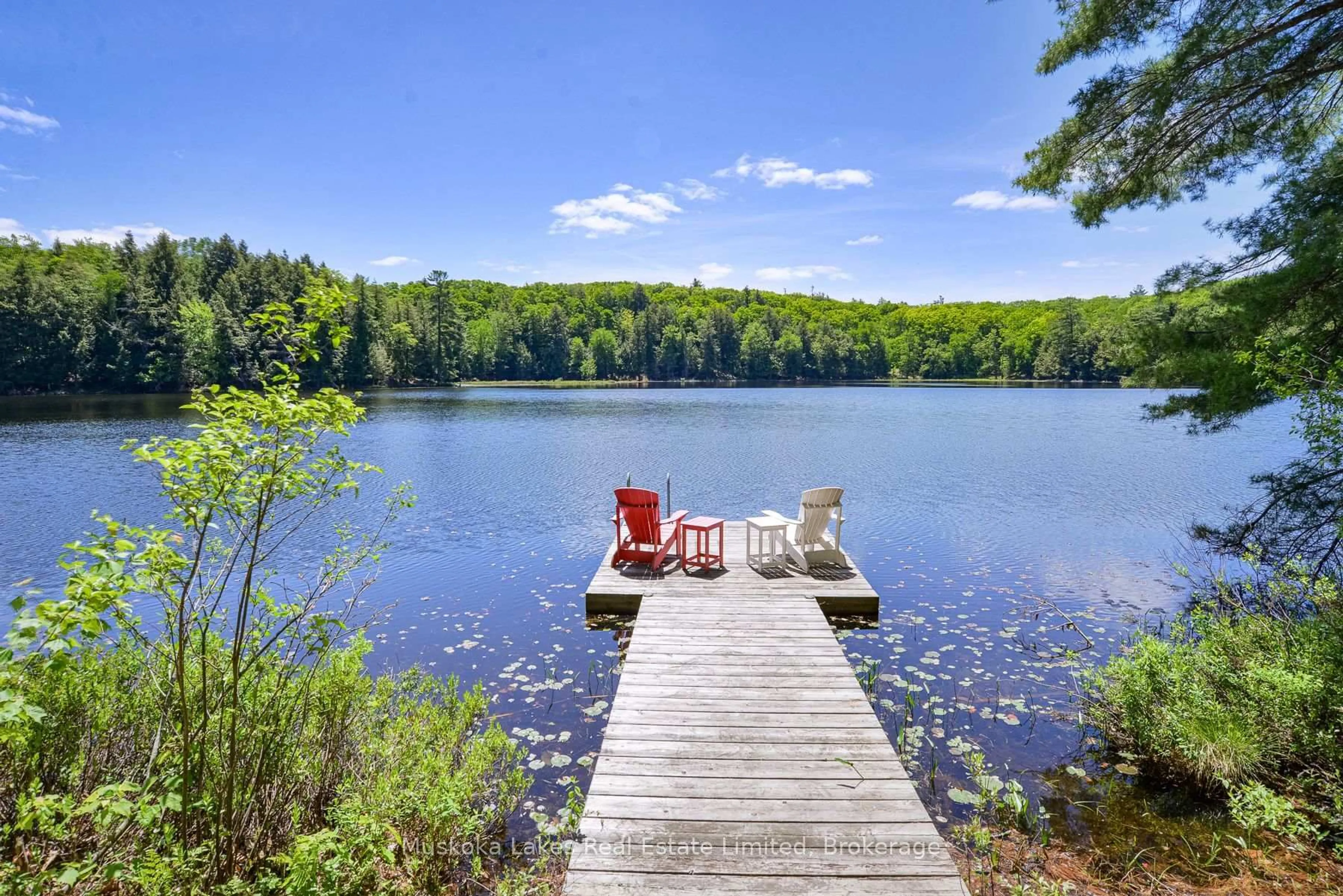 Patio, water/lake/river/ocean view for 45 Estate Dr, Muskoka Lakes Ontario P0B 1J0