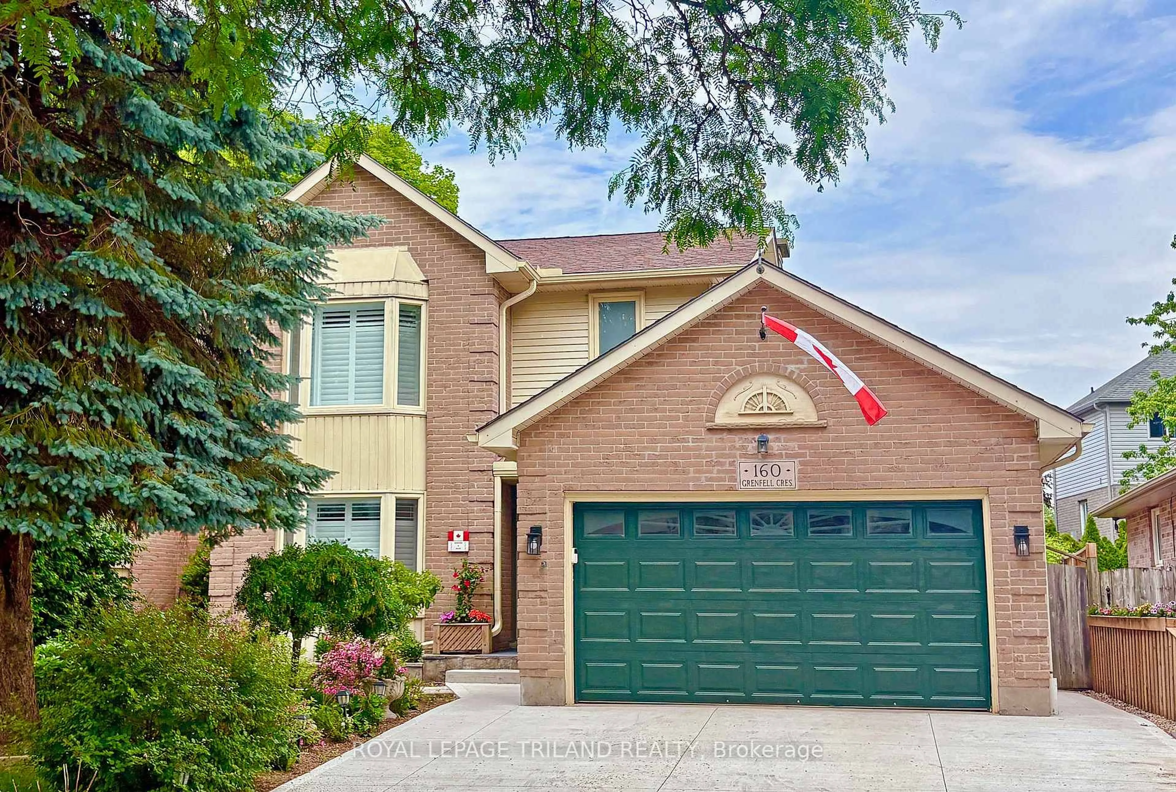 Home with brick exterior material, street for 160 Grenfell Cres, London North Ontario N5X 2R9