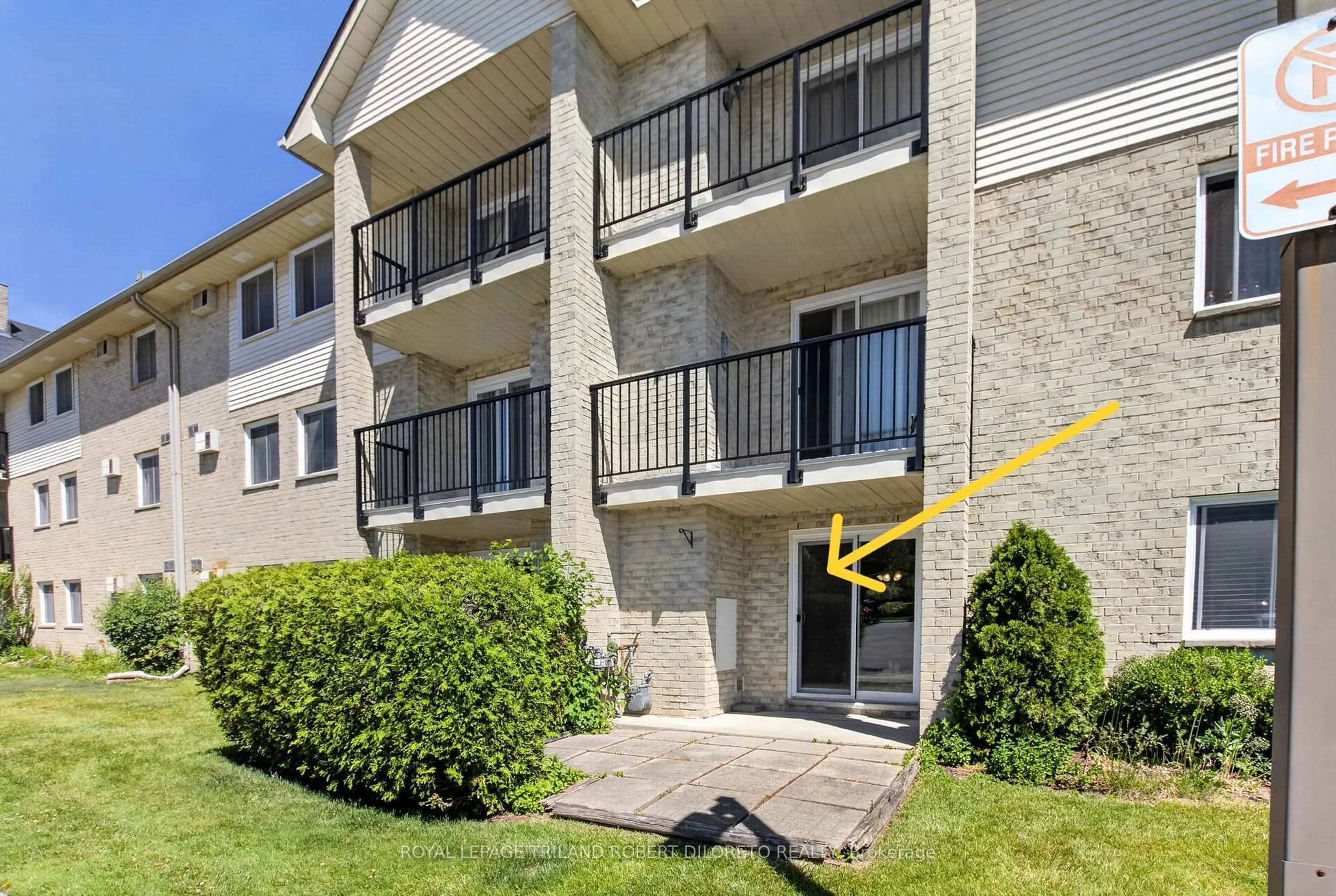 Patio, unknown for 731 Deveron Cres #103, London South Ontario N5Z 4X6