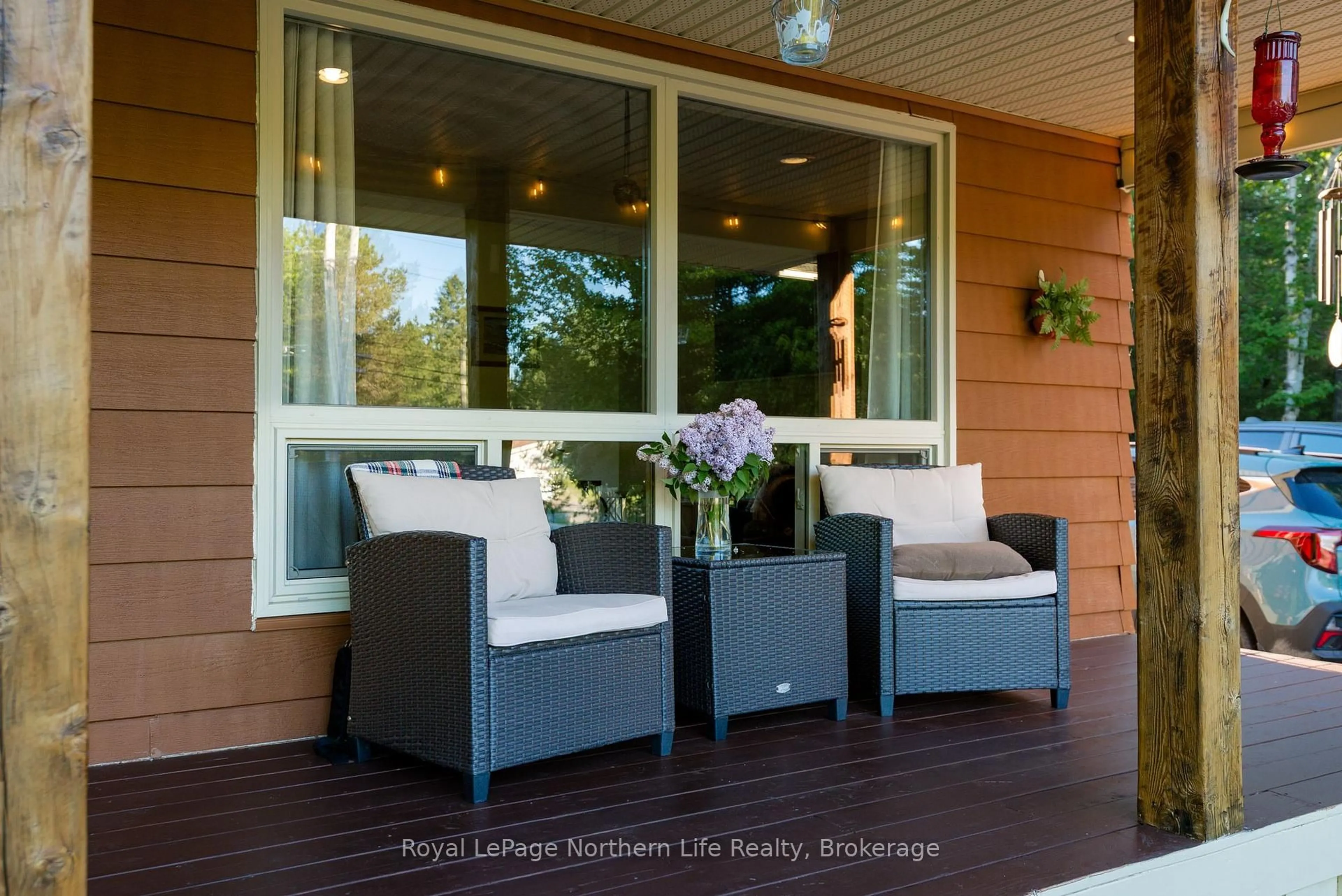 Patio, water/lake/river/ocean view for 27 Little Down Lane, North Bay Ontario P1B 8G2