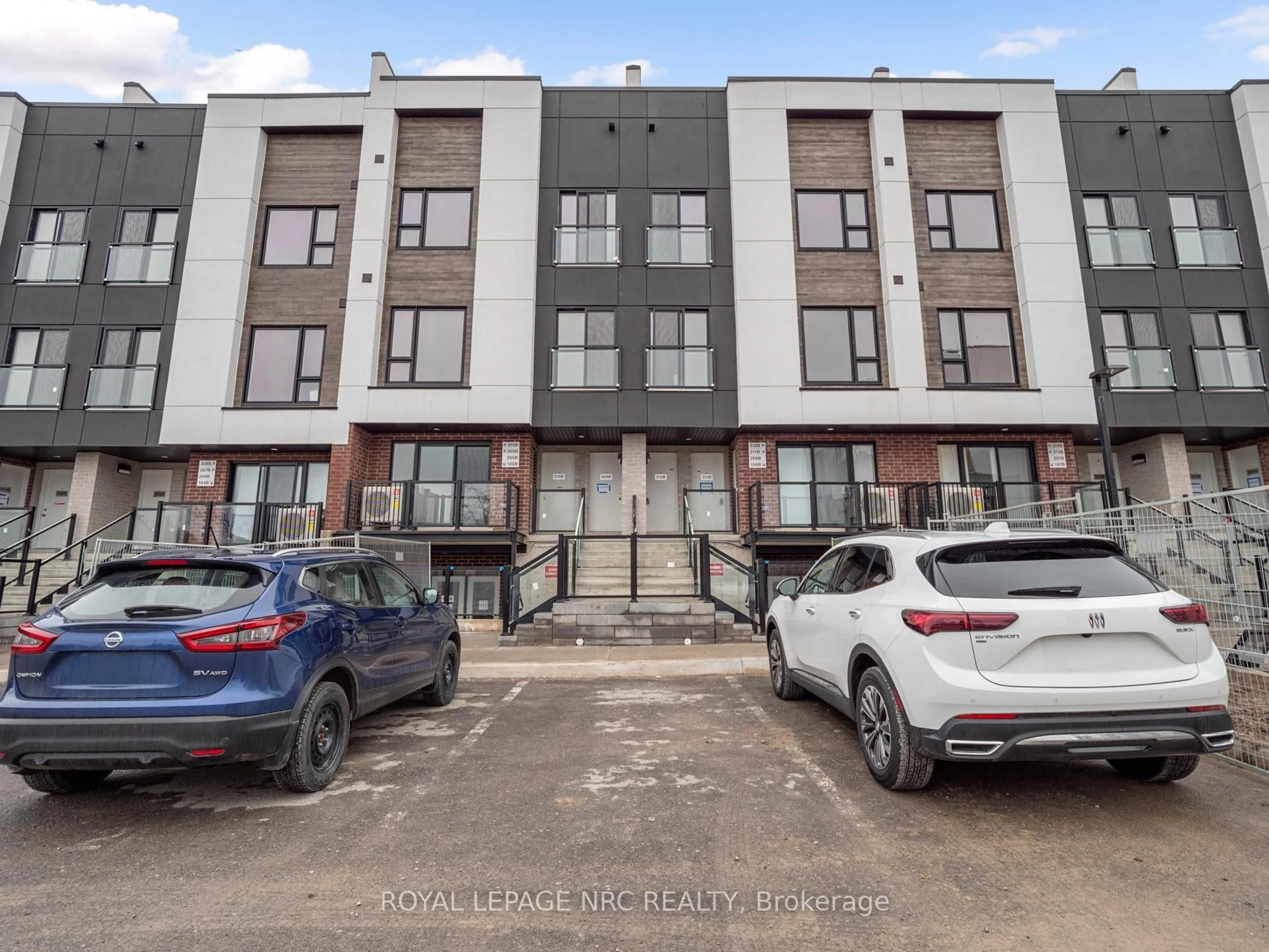 A pic from outside/outdoor area/front of a property/back of a property/a pic from drone, street for 16 Melbourne Ave #312B, St. Catharines Ontario L2P 2N2