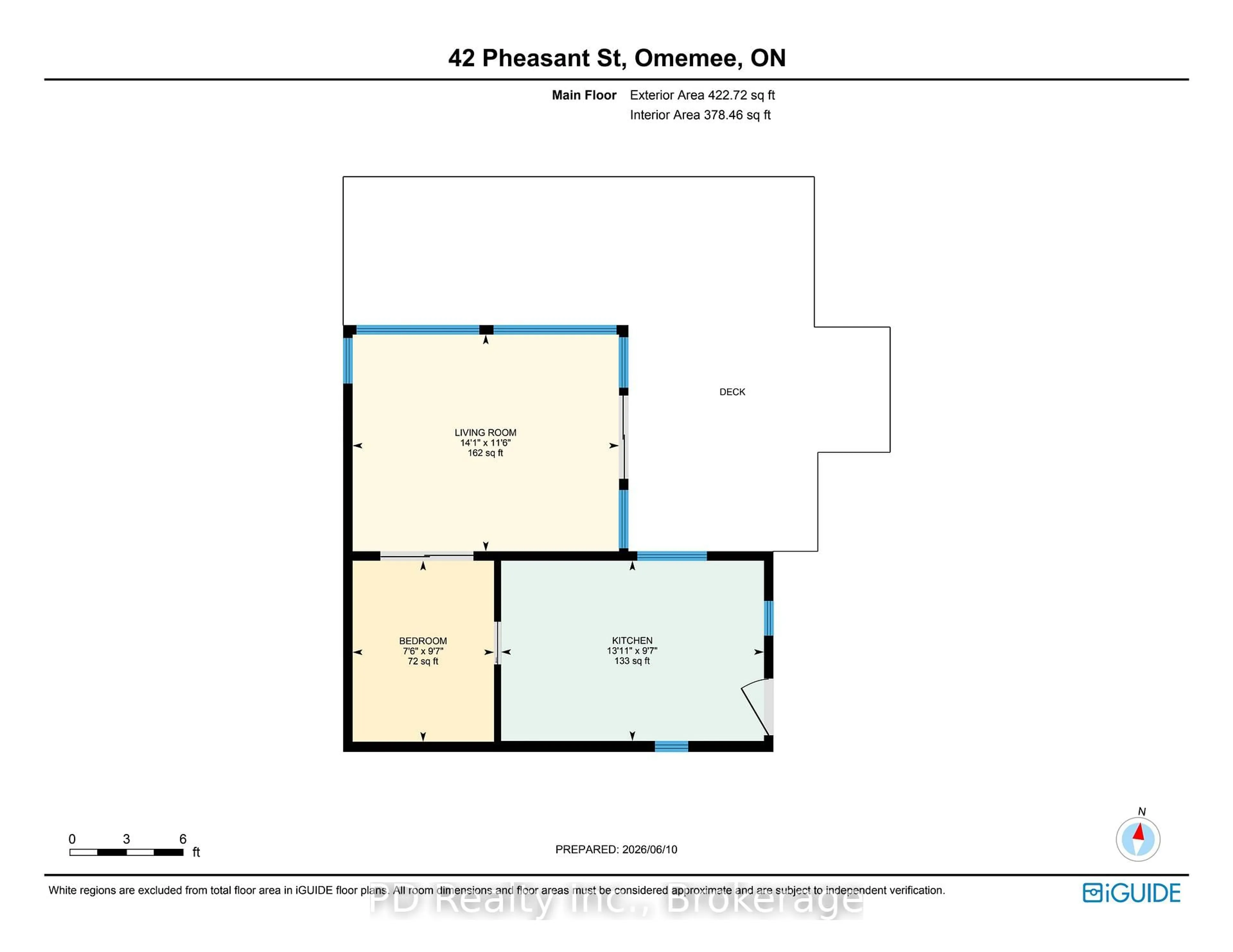 Floor plan for 42 Pheasant St, Kawartha Lakes Ontario K0L 2W0