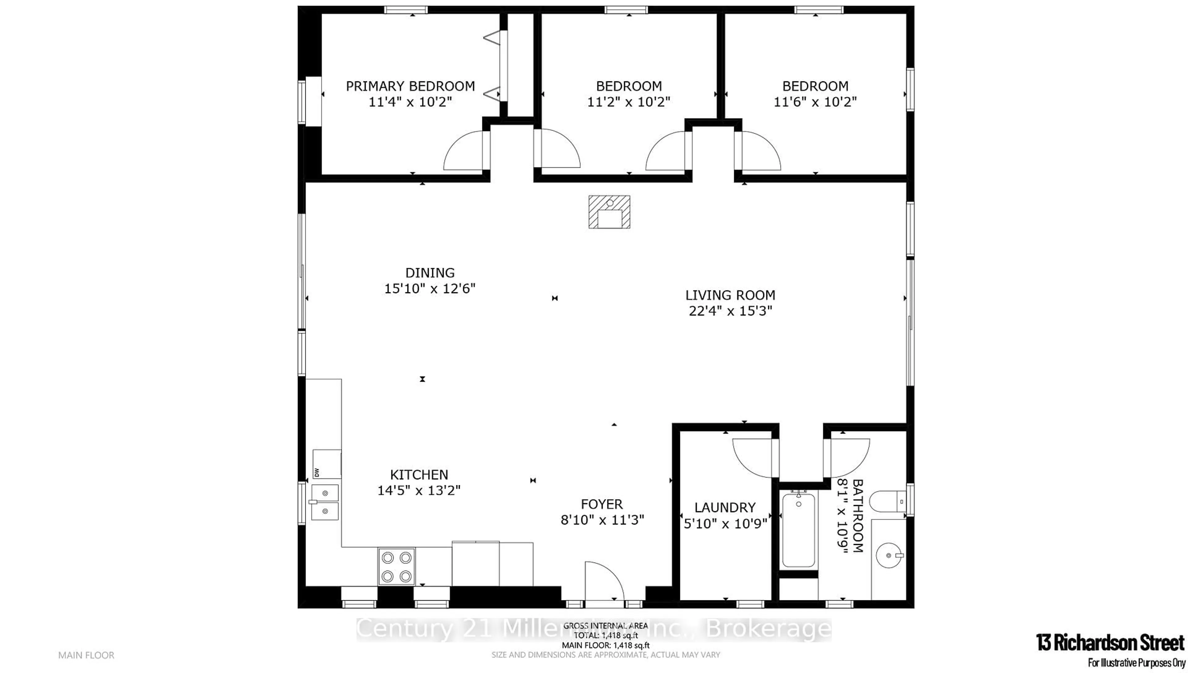 Floor plan for 13 Richardson Rd, Kincardine Ontario N0H 1X0