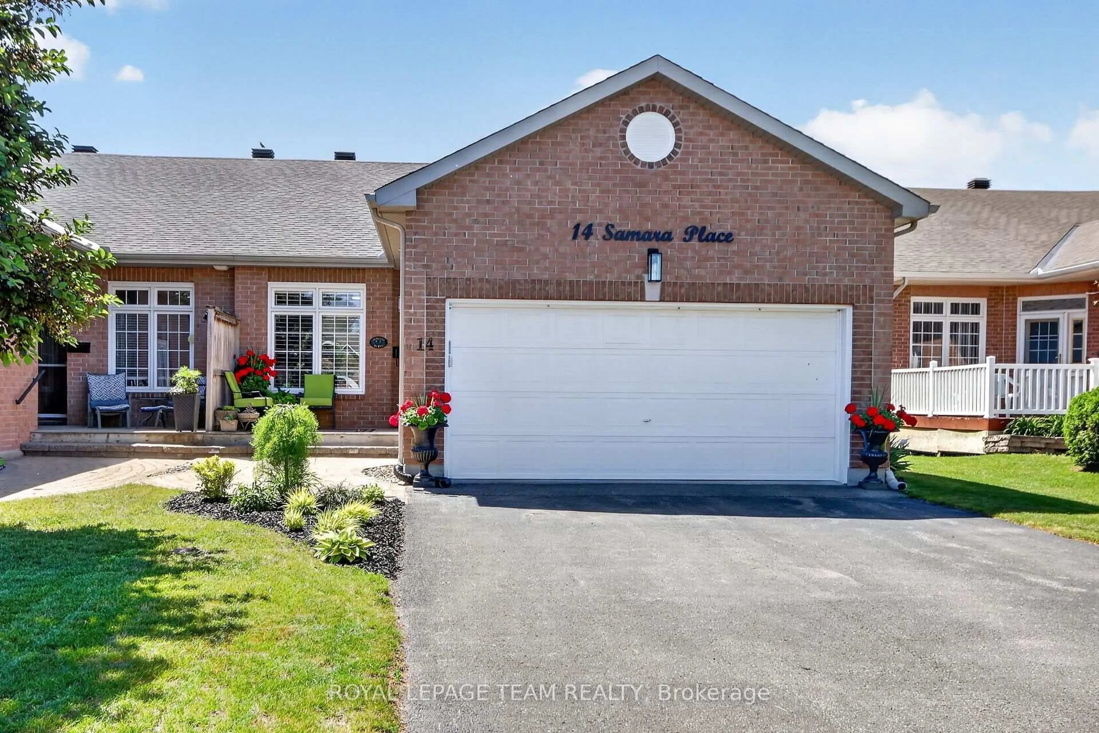 Home with brick exterior material, street for 14 Samara Pl, Ottawa Ontario K2S 2B2