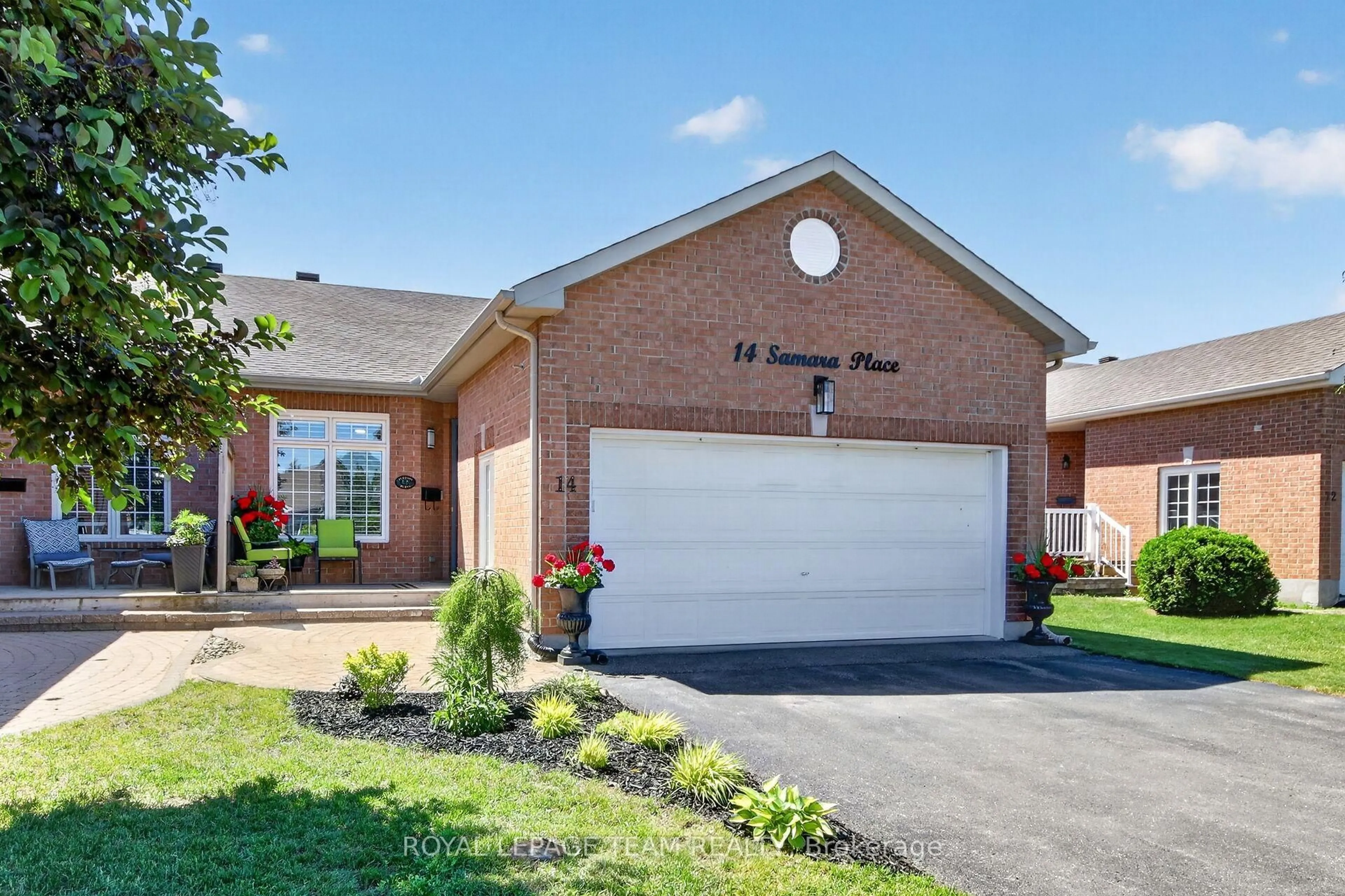 Home with brick exterior material, street for 14 Samara Pl, Ottawa Ontario K2S 2B2