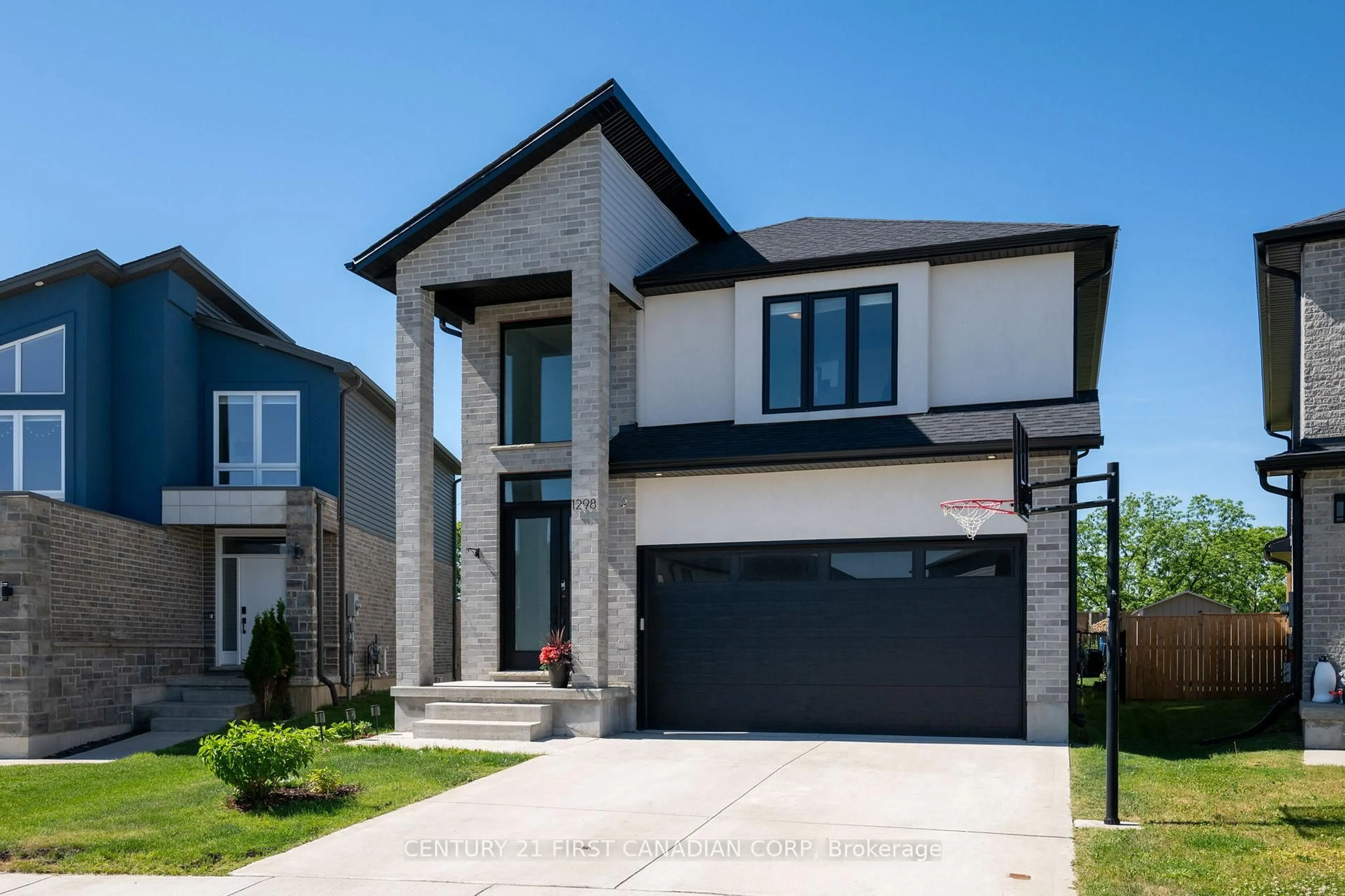 Home with brick exterior material, street for 1298 SANDBAR St, London North Ontario N6G 5K3