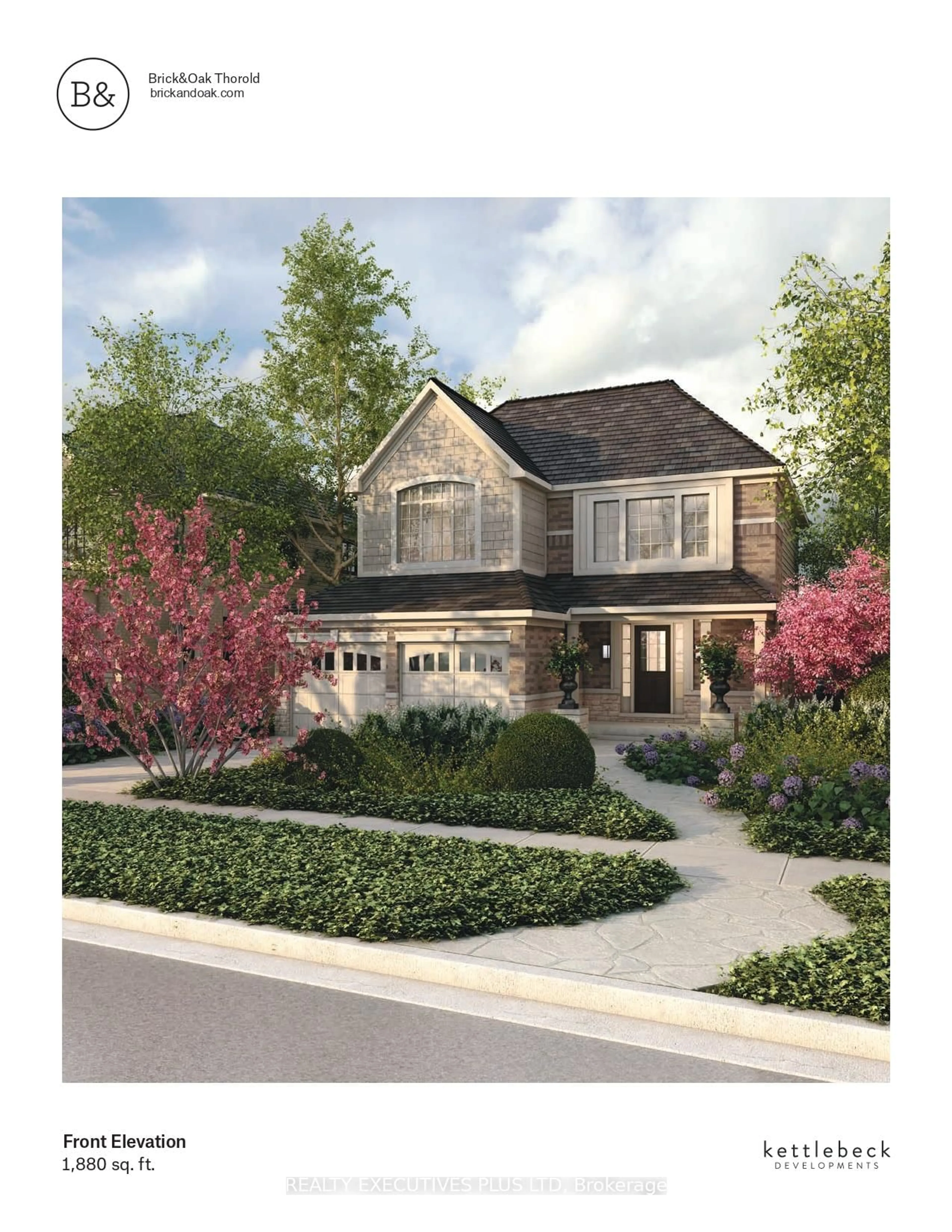 Home with brick exterior material, street for 18 Venture Way, Thorold Ontario L2V 0G9