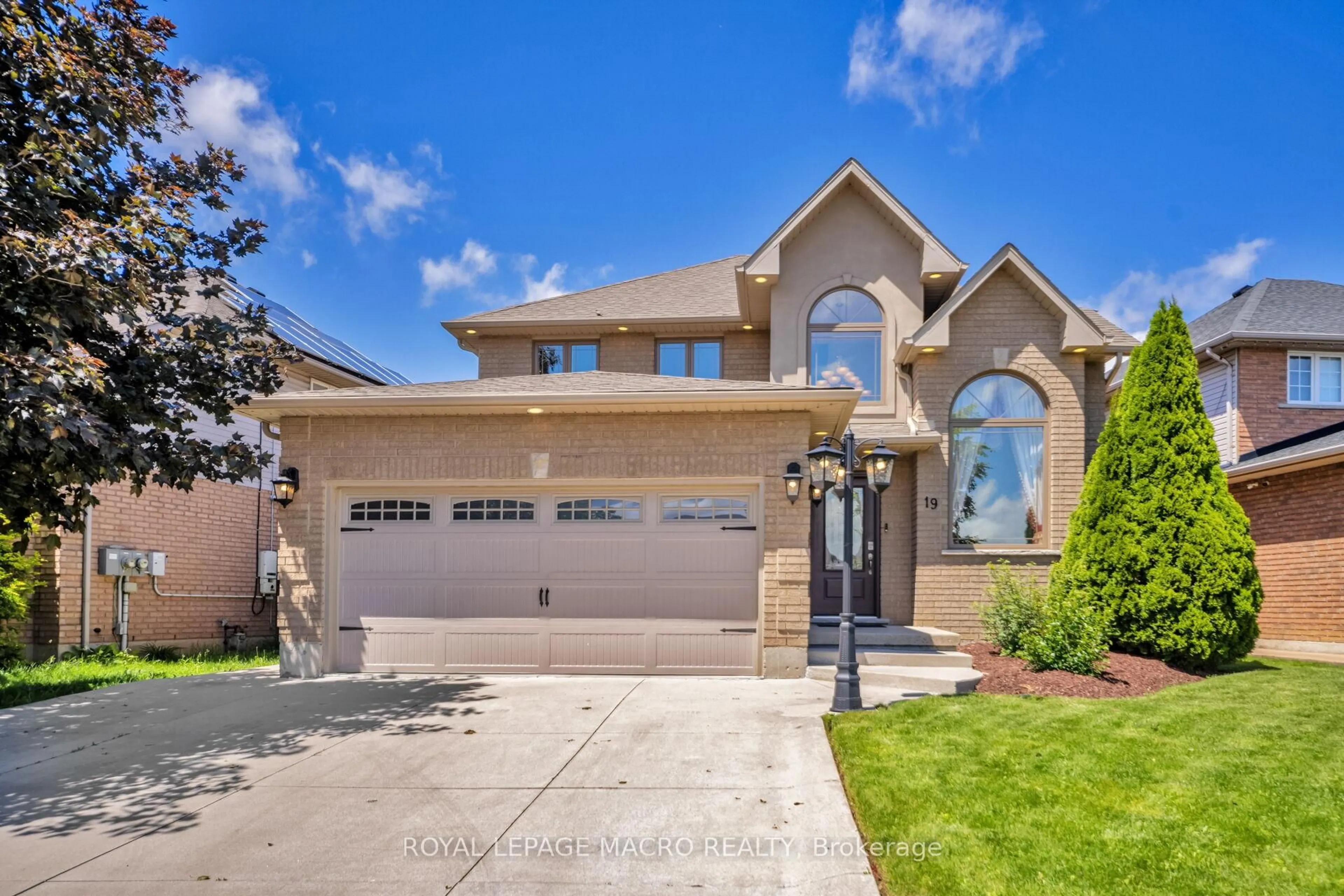 Home with brick exterior material, street for 19 Sonata Ave, Hamilton Ontario L9C 7T9