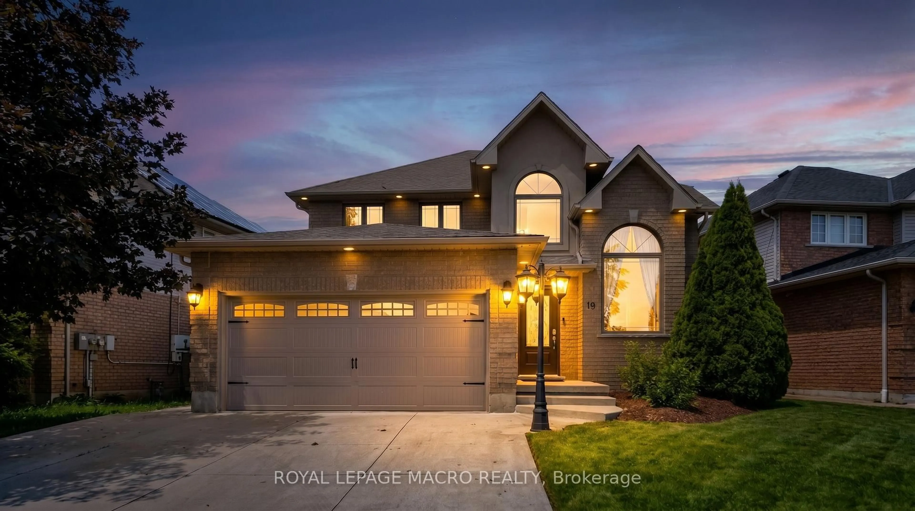 Home with brick exterior material, street for 19 Sonata Ave, Hamilton Ontario L9C 7T9