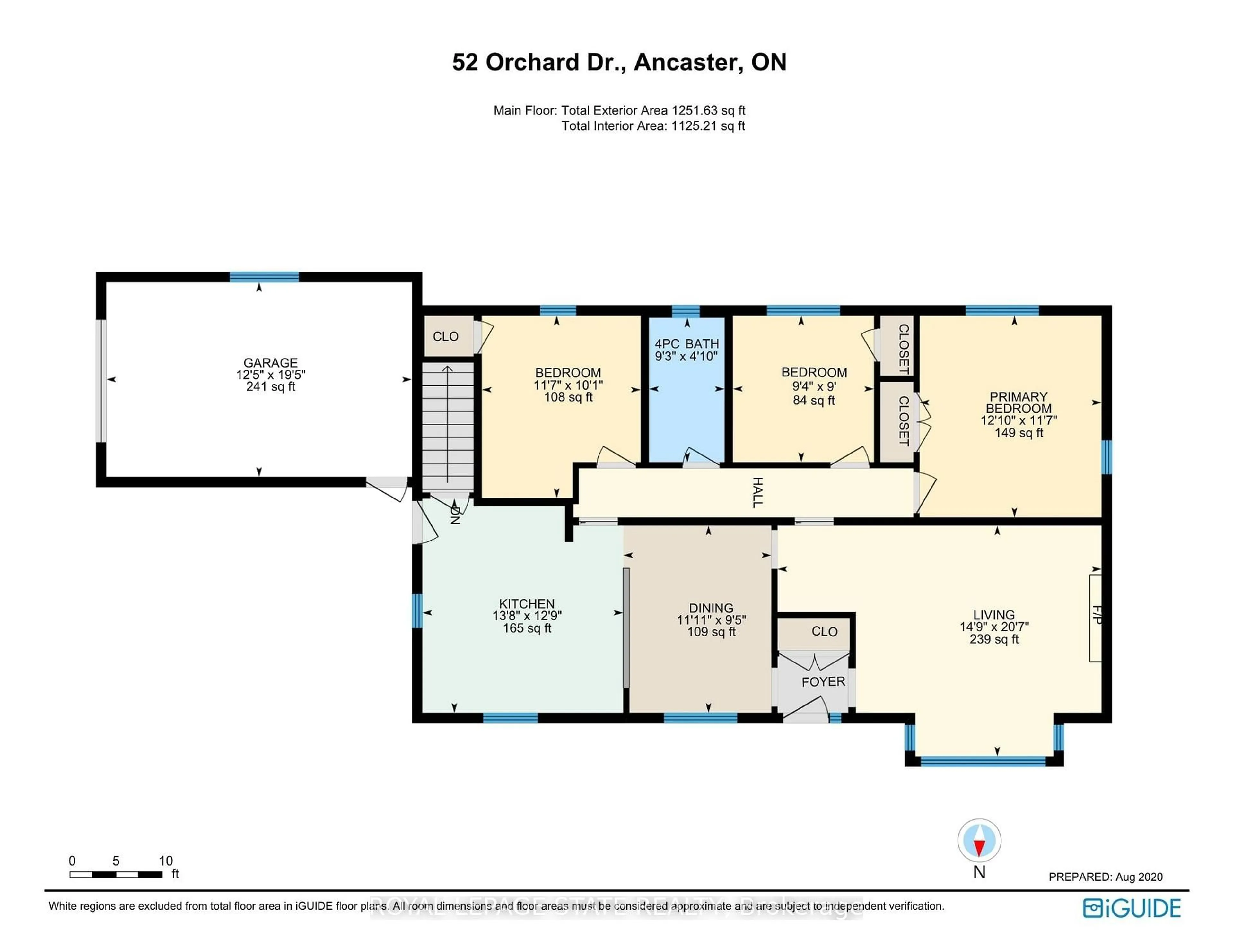 Floor plan for 52 Orchard Dr, Hamilton Ontario L9G 1Z7