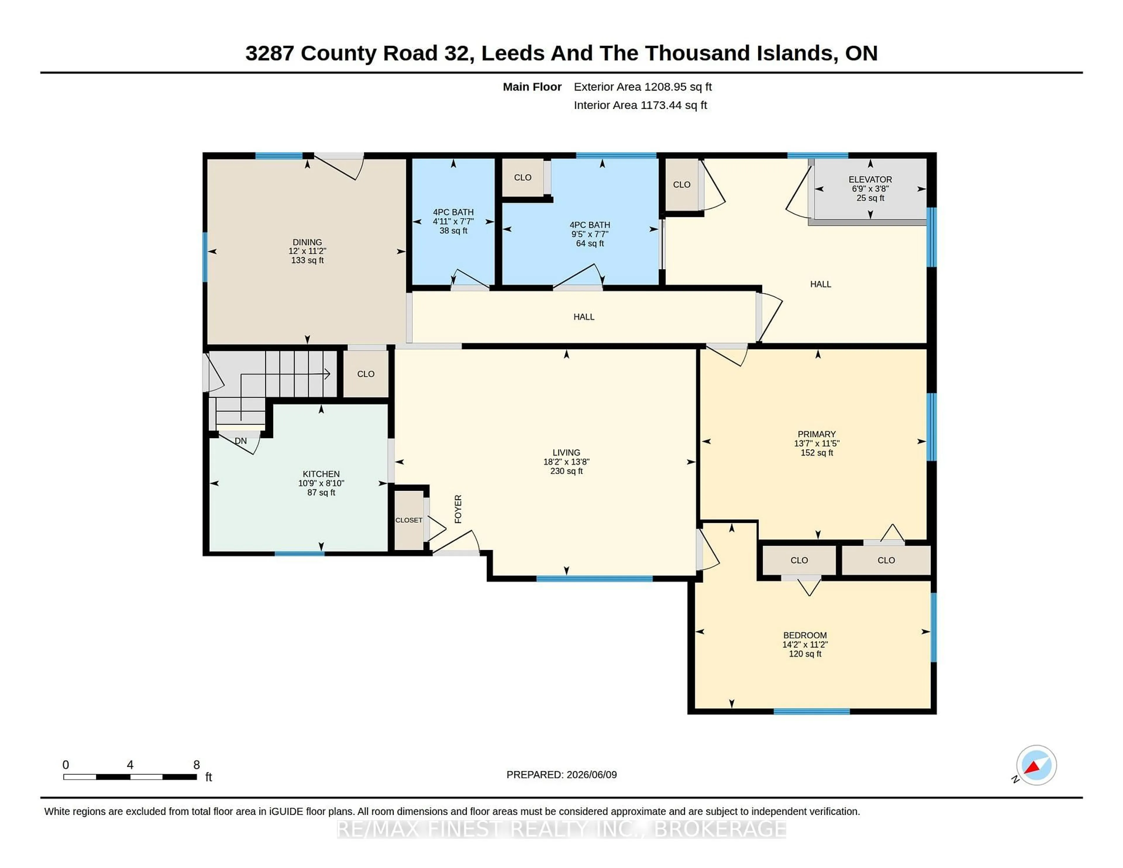 Floor plan for 3287 Highway 32, Leeds and the Thousand Islands Ontario K0H 2N0