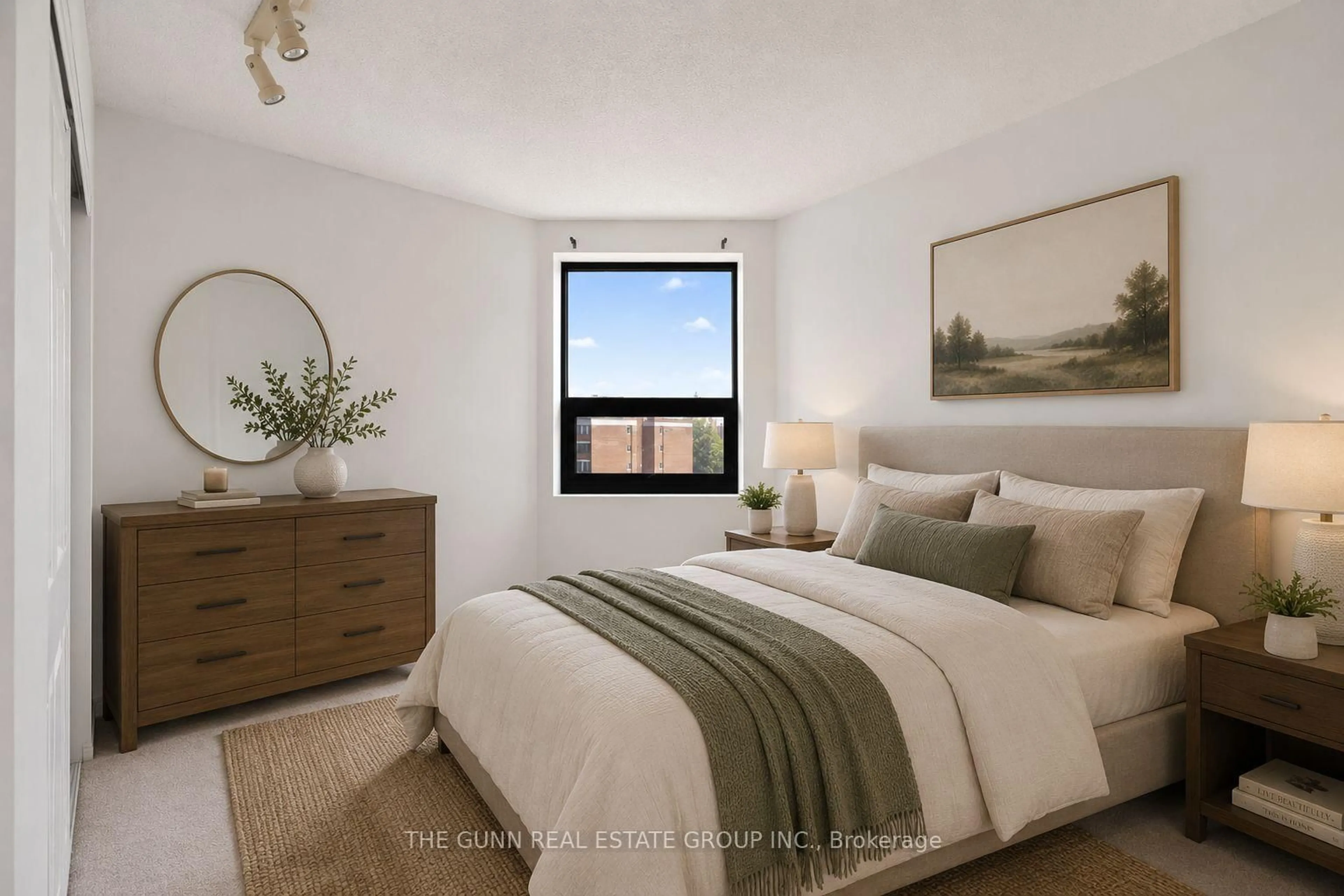 Bedroom with bed, unknown for 549 Ridout St #607, London East Ontario N6A 5N5