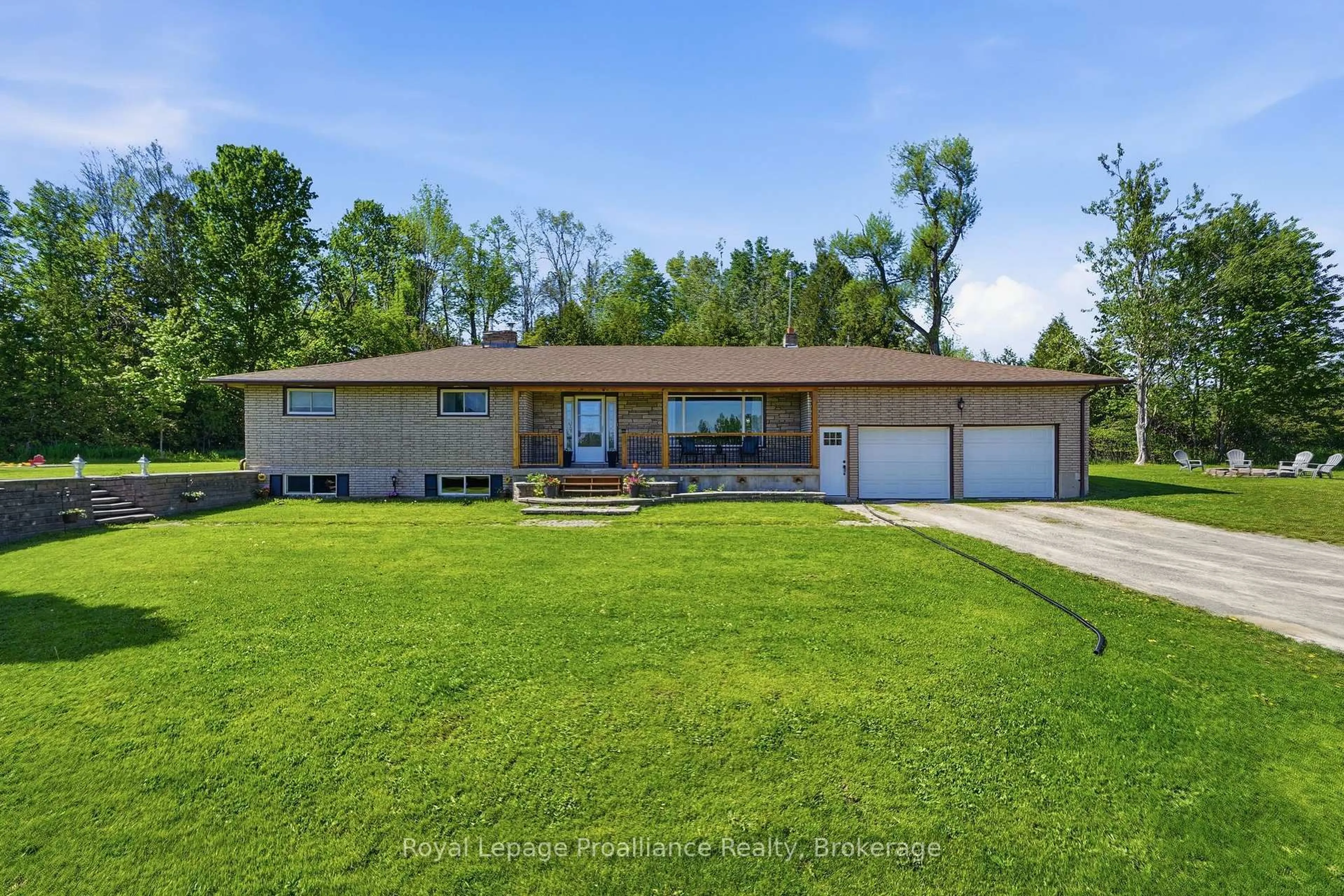 A pic from outside/outdoor area/front of a property/back of a property/a pic from drone, water/lake/river/ocean view for 416 GOSPEL Rd, Quinte West Ontario K0K 1L0