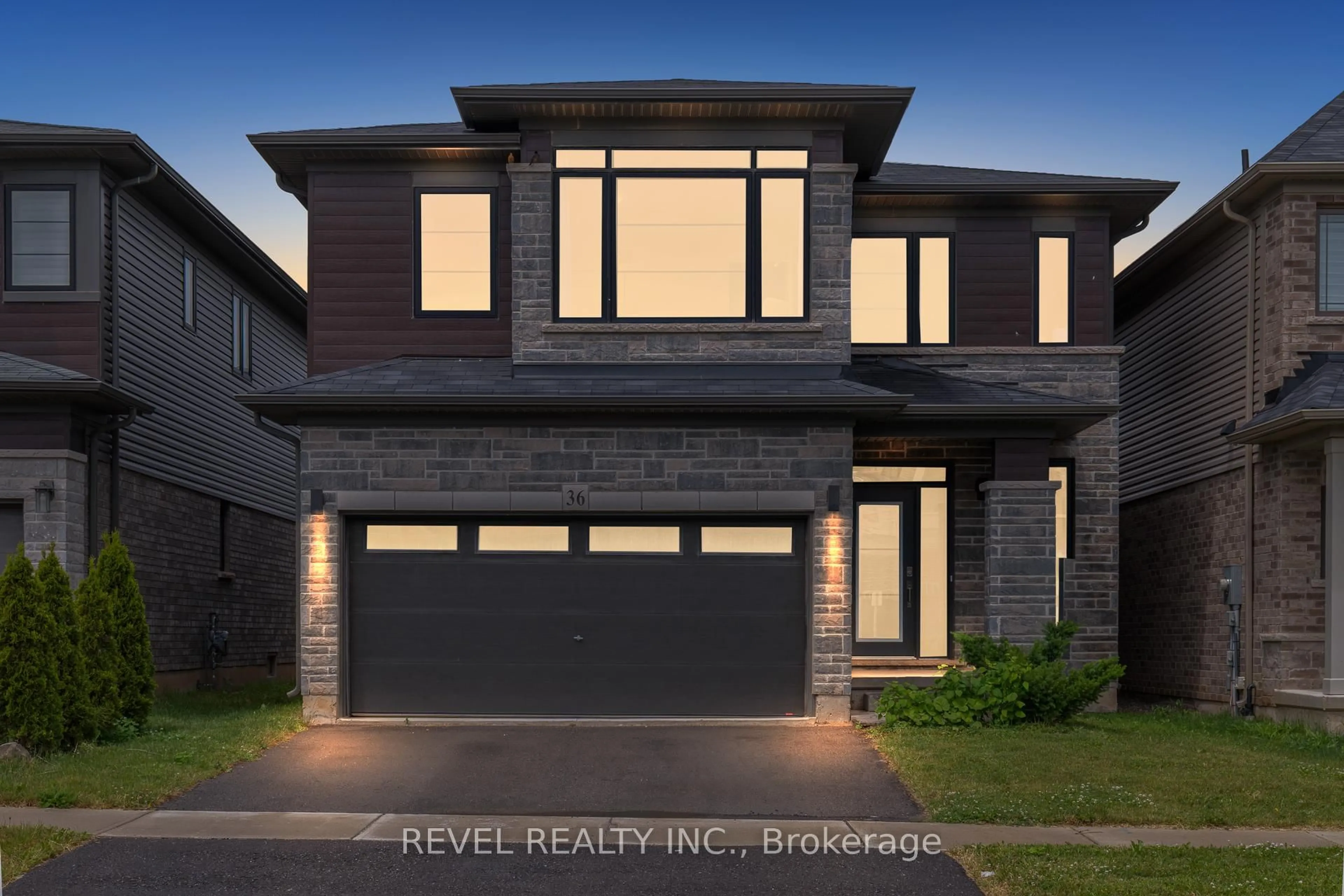 Home with brick exterior material, street for 36 Ladd Ave, Brantford Ontario N3T 0T4
