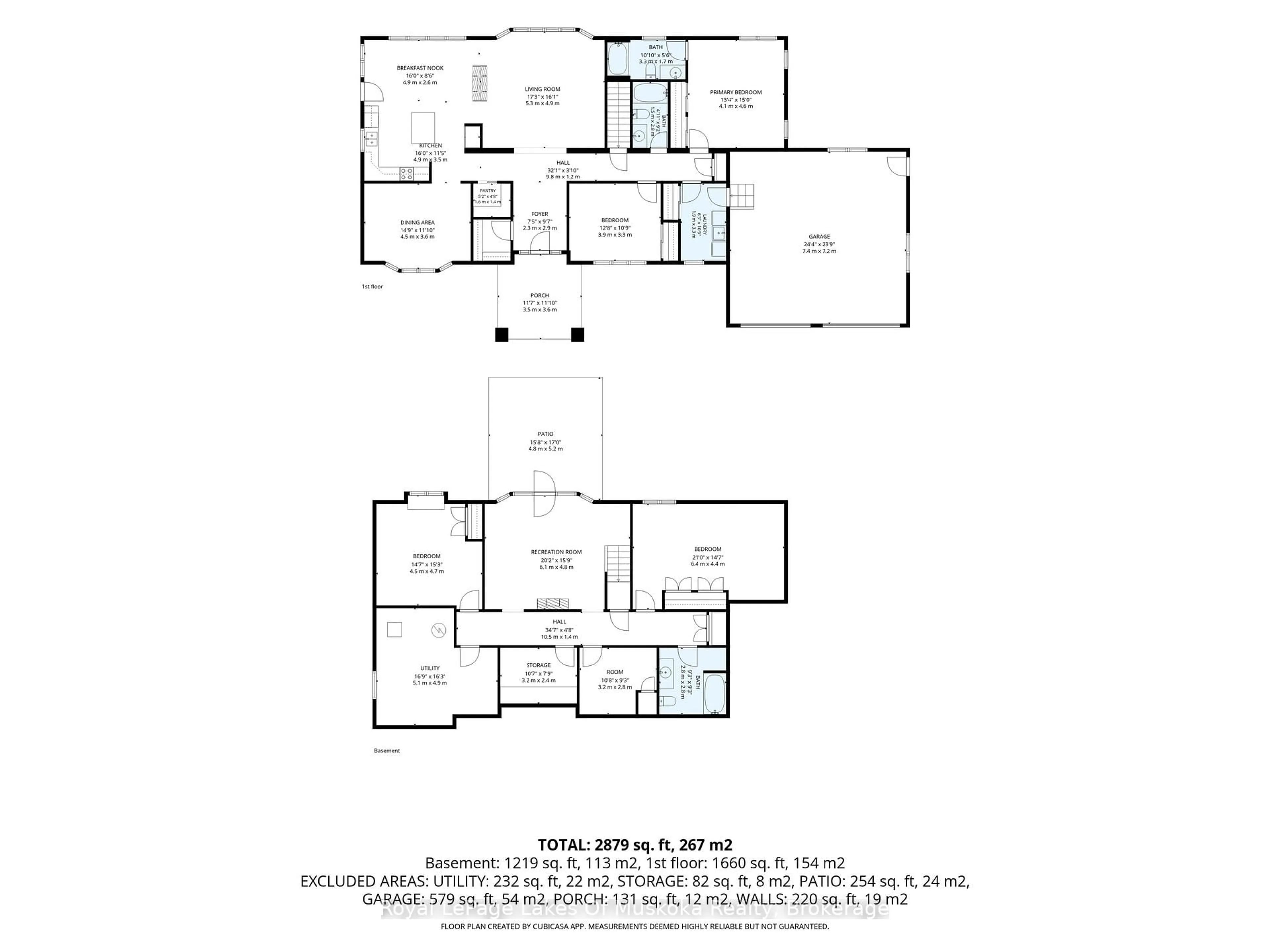 Floor plan for 1183 Golf Course Rd, Lake of Bays Ontario P1H 2J6