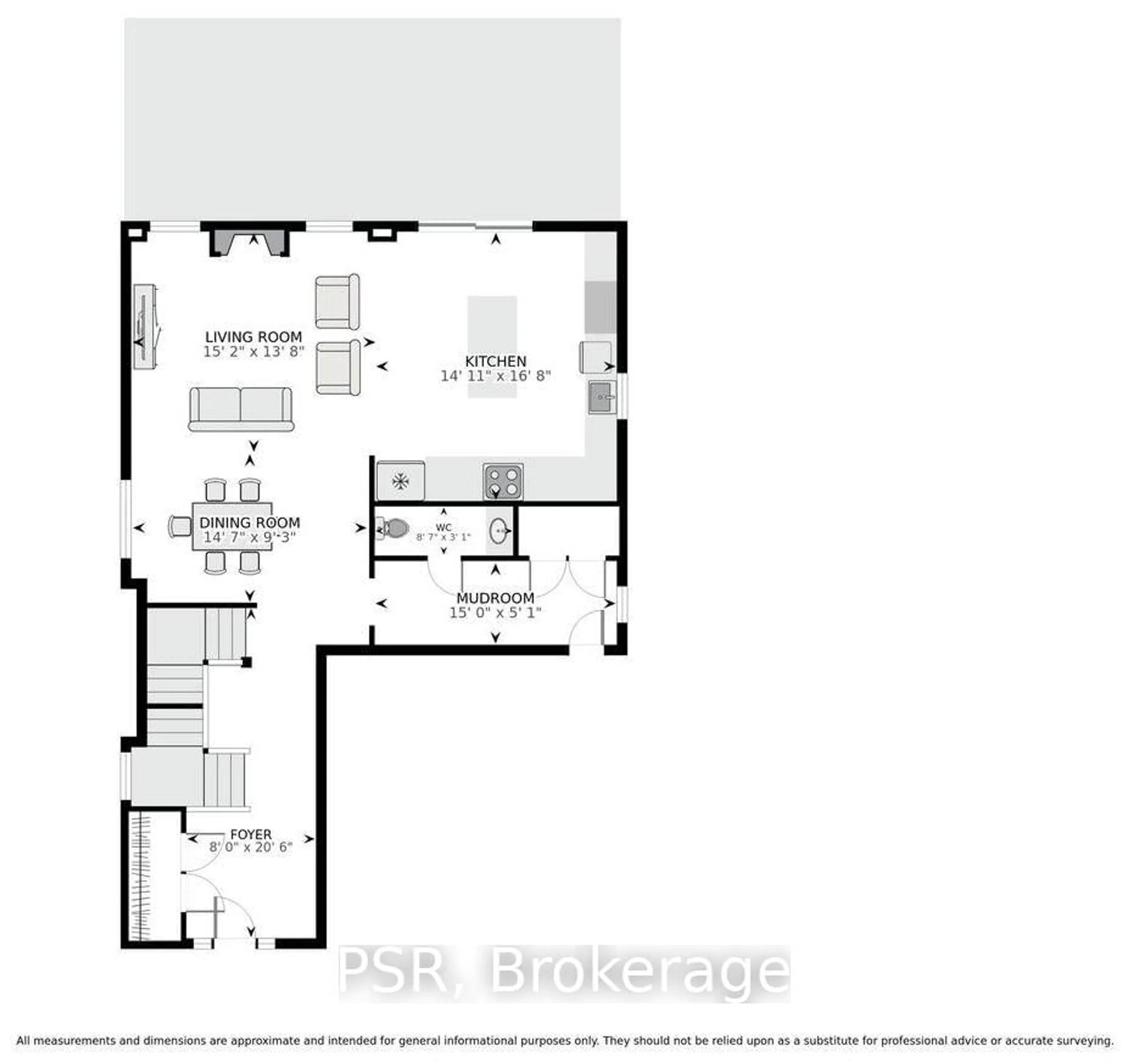 Floor plan for 577 Doonwoods Cres, Kitchener Ontario N2P 0E5