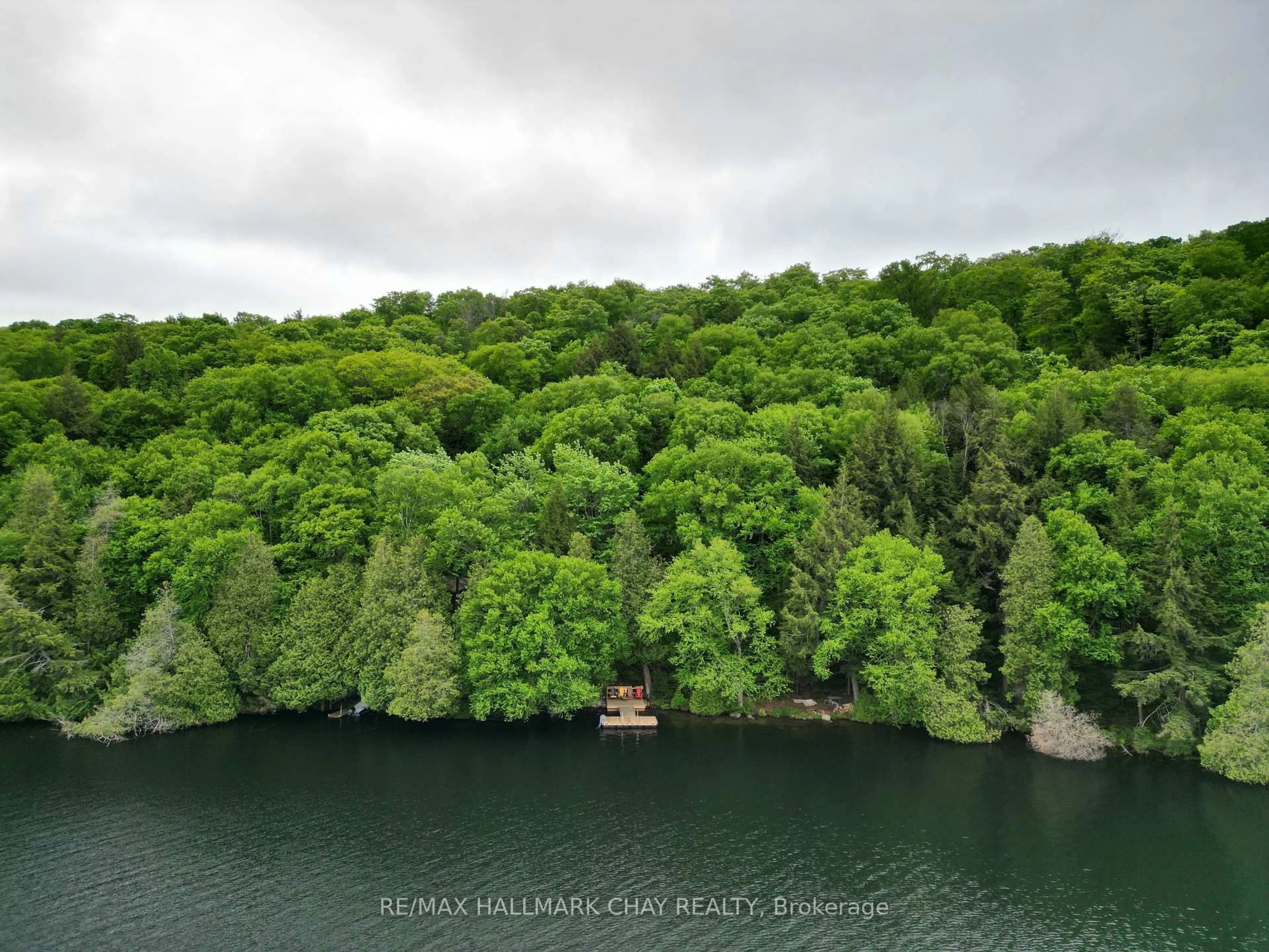 A pic from outside/outdoor area/front of a property/back of a property/a pic from drone, water/lake/river/ocean view for 0 Hazard Hill Rd, Kearney Ontario P0A 1M0