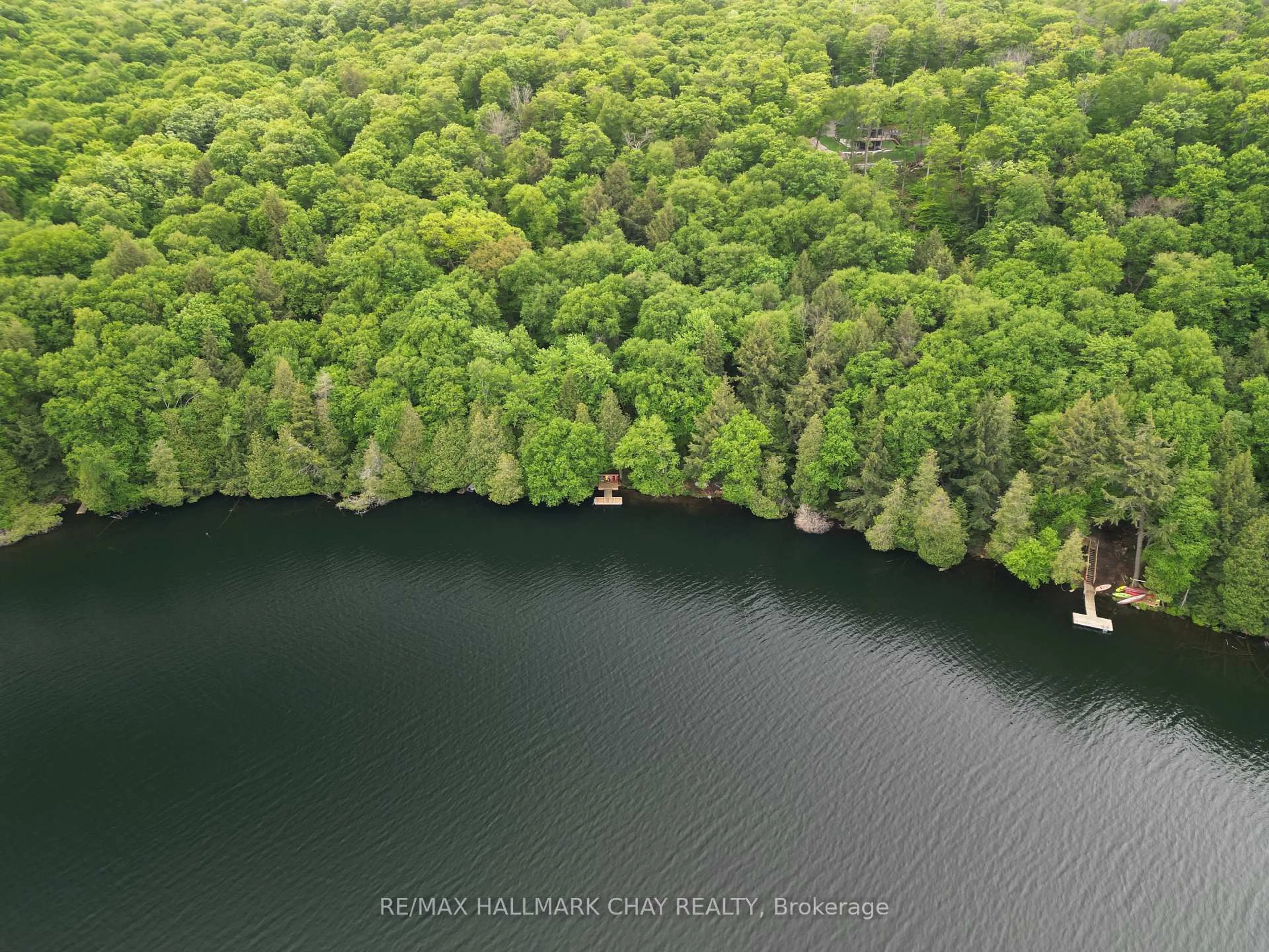 A pic from outside/outdoor area/front of a property/back of a property/a pic from drone, water/lake/river/ocean view for 0 Hazard Hill Rd, Kearney Ontario P0A 1M0