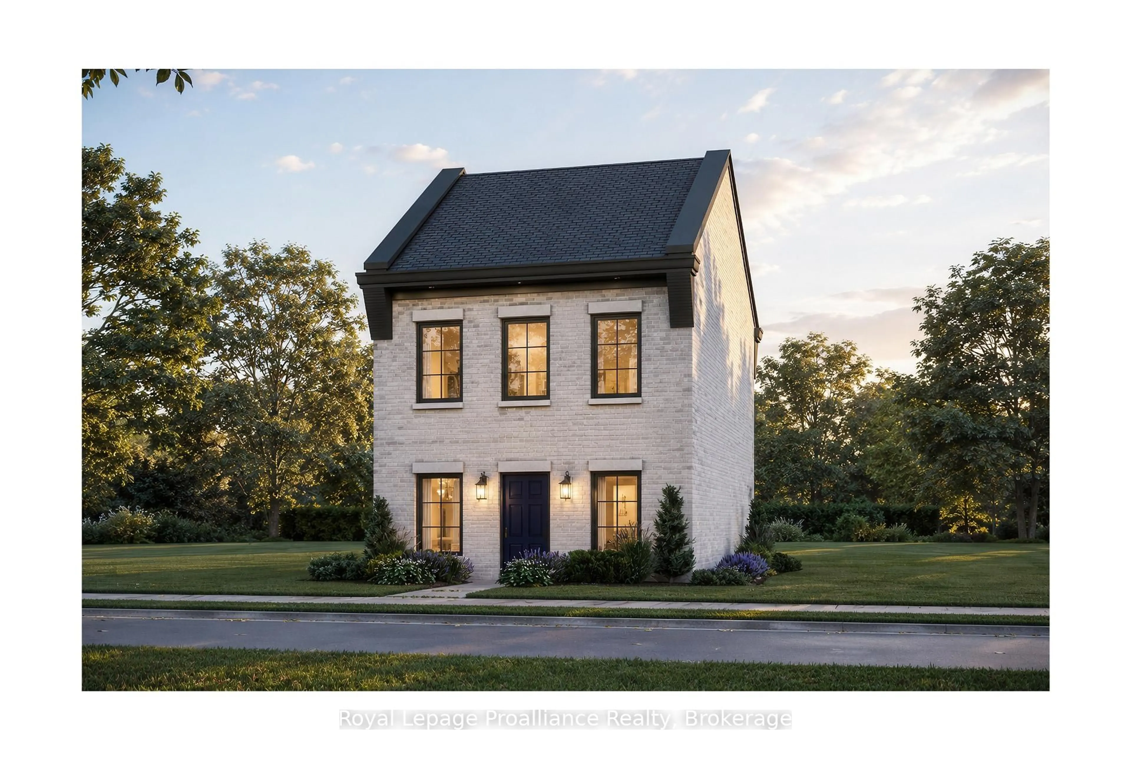 Home with brick exterior material, street for Lot 33 Ernest Allen Blvd, Cobourg Ontario K9A 1W9