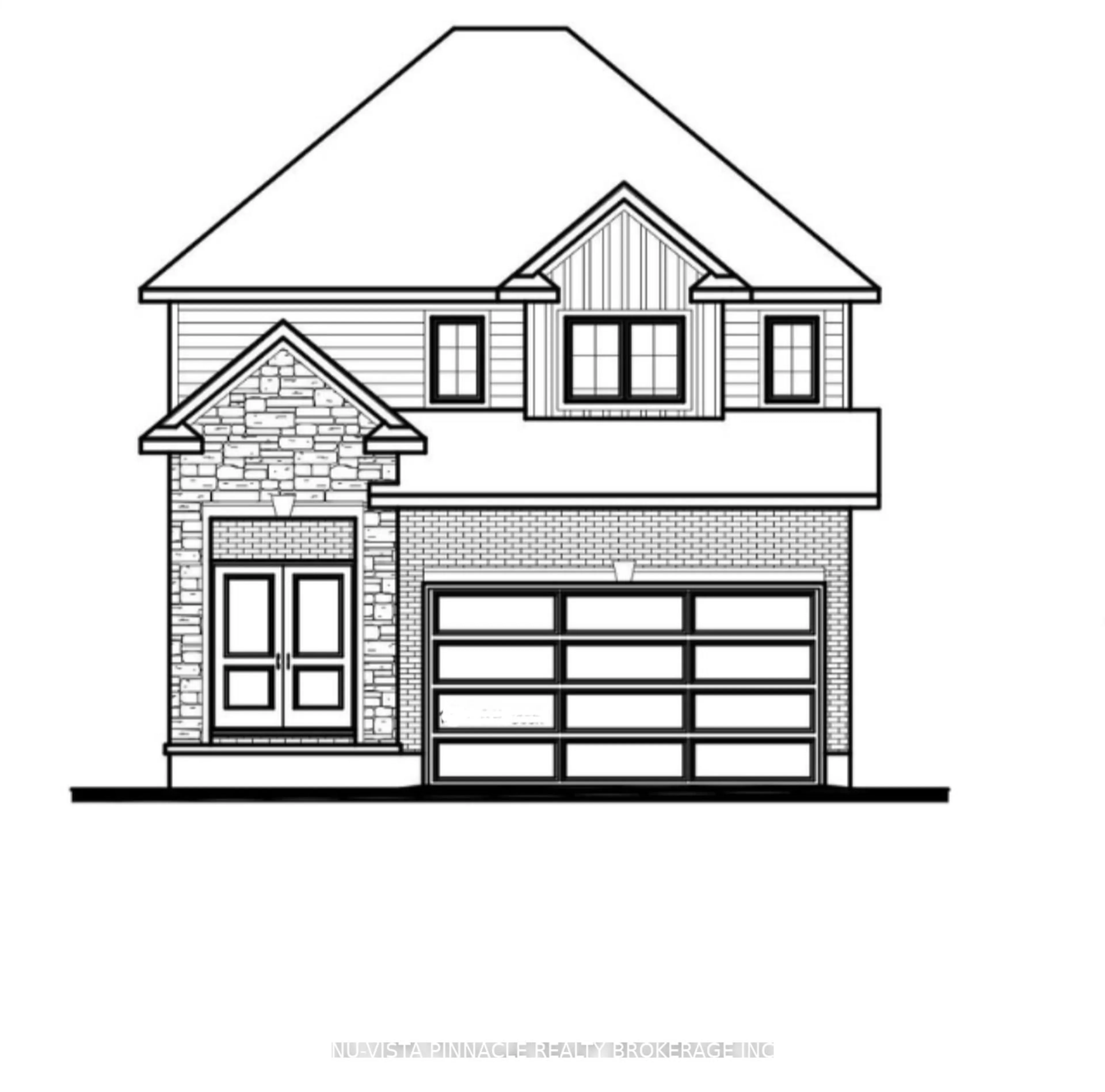 Home with brick exterior material, building for Lot 27 Virtue Dr, London South Ontario N6K 4N7