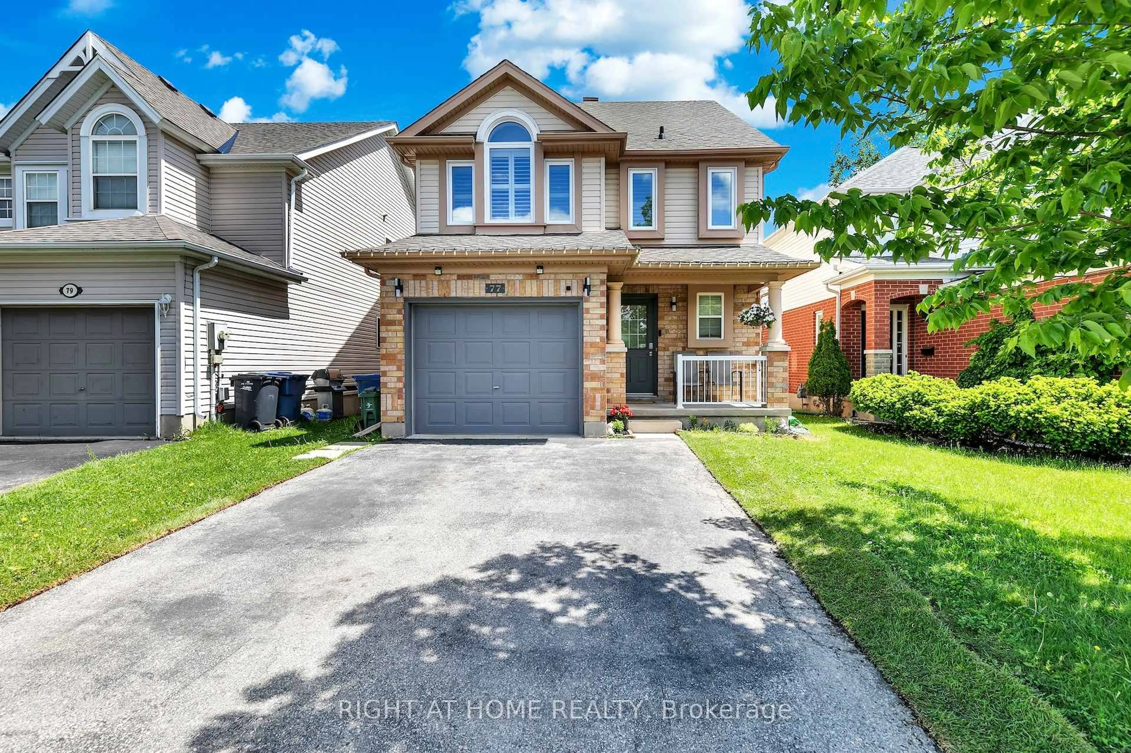 Home with brick exterior material, street for 77 Milson Cres, Guelph Ontario N1C 1G7