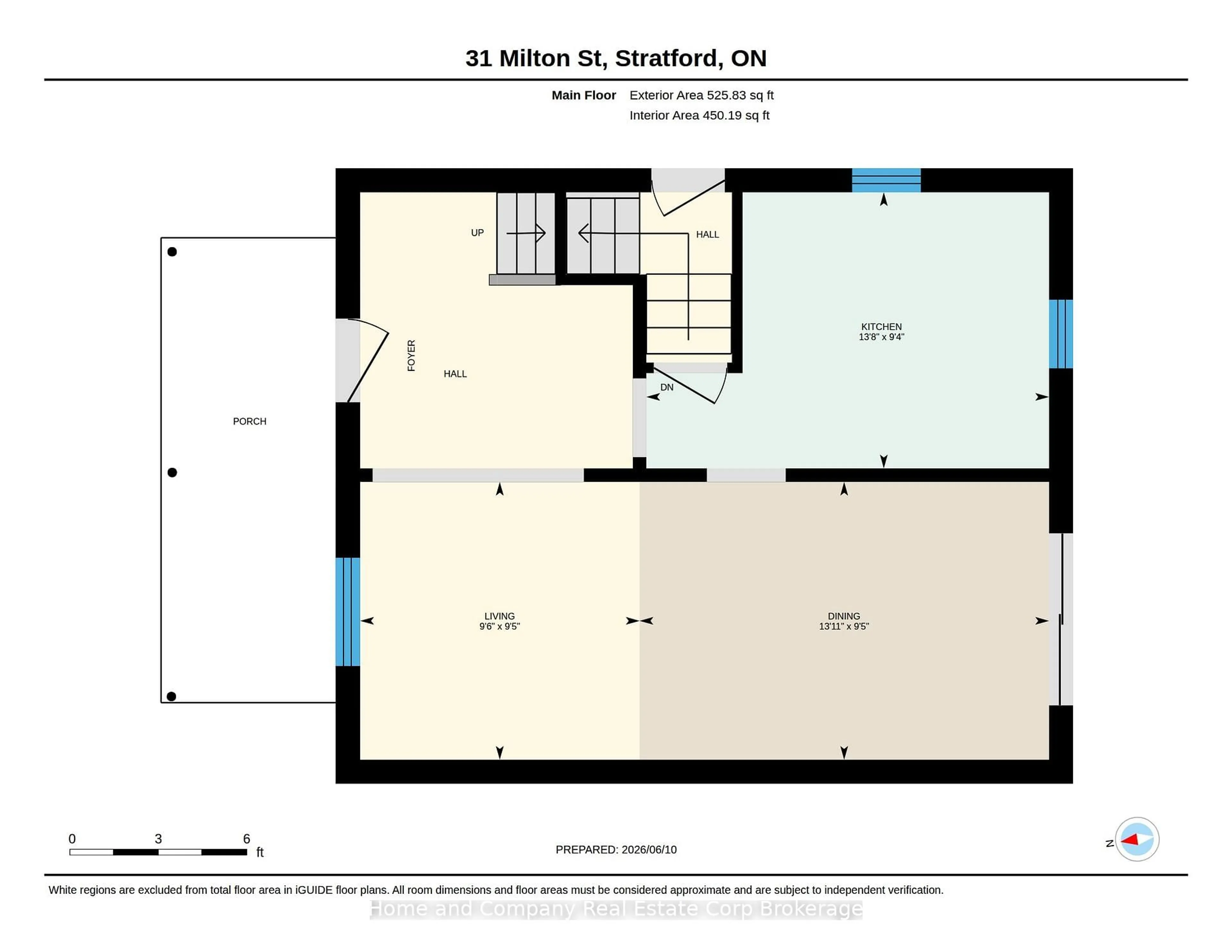 Floor plan for 31 Milton St, Stratford Ontario N5A 3T9